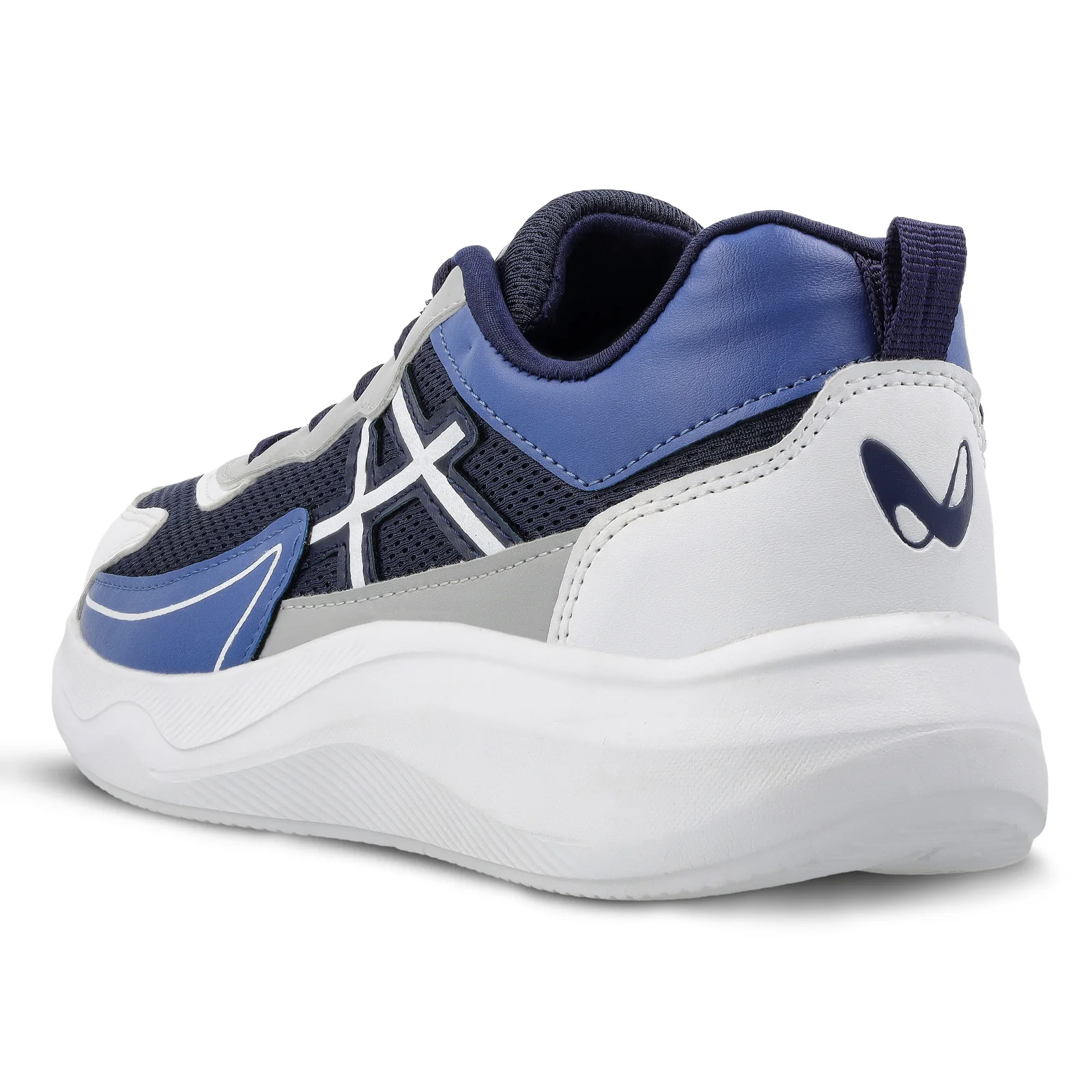 Men's Lace-up Sports Shoes - WS3114 Navy Blue - Image 6