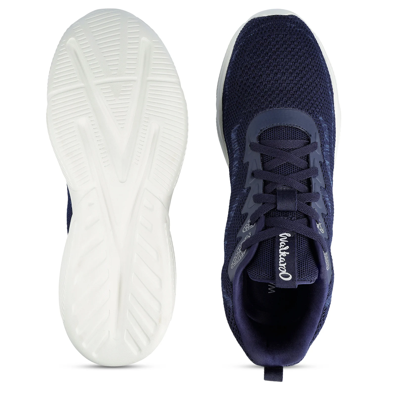 Men's Lace-up Sports Shoes - WS9554 Navy Blue - Image 2