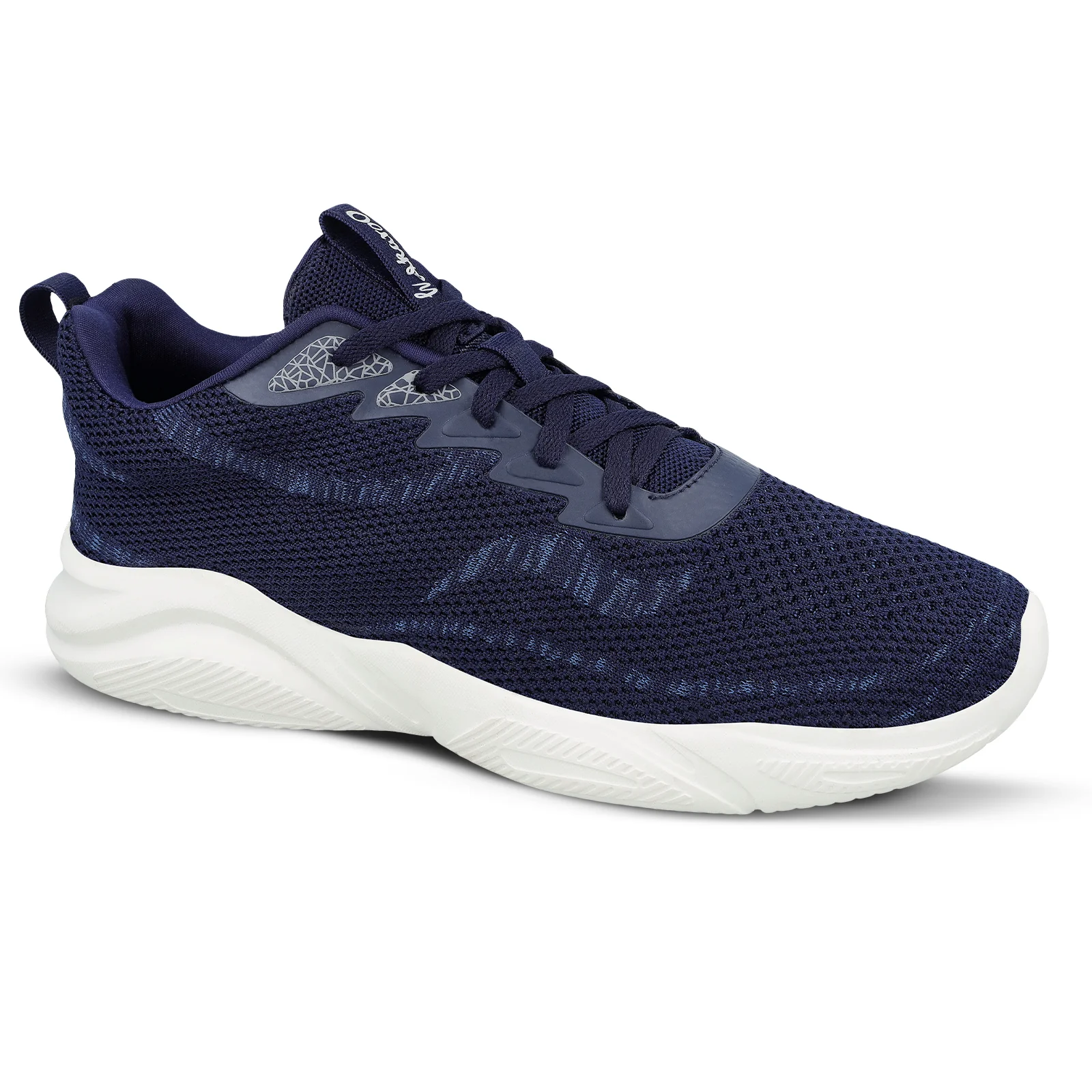Men's Lace-up Sports Shoes - WS9554 Navy Blue - Image 4