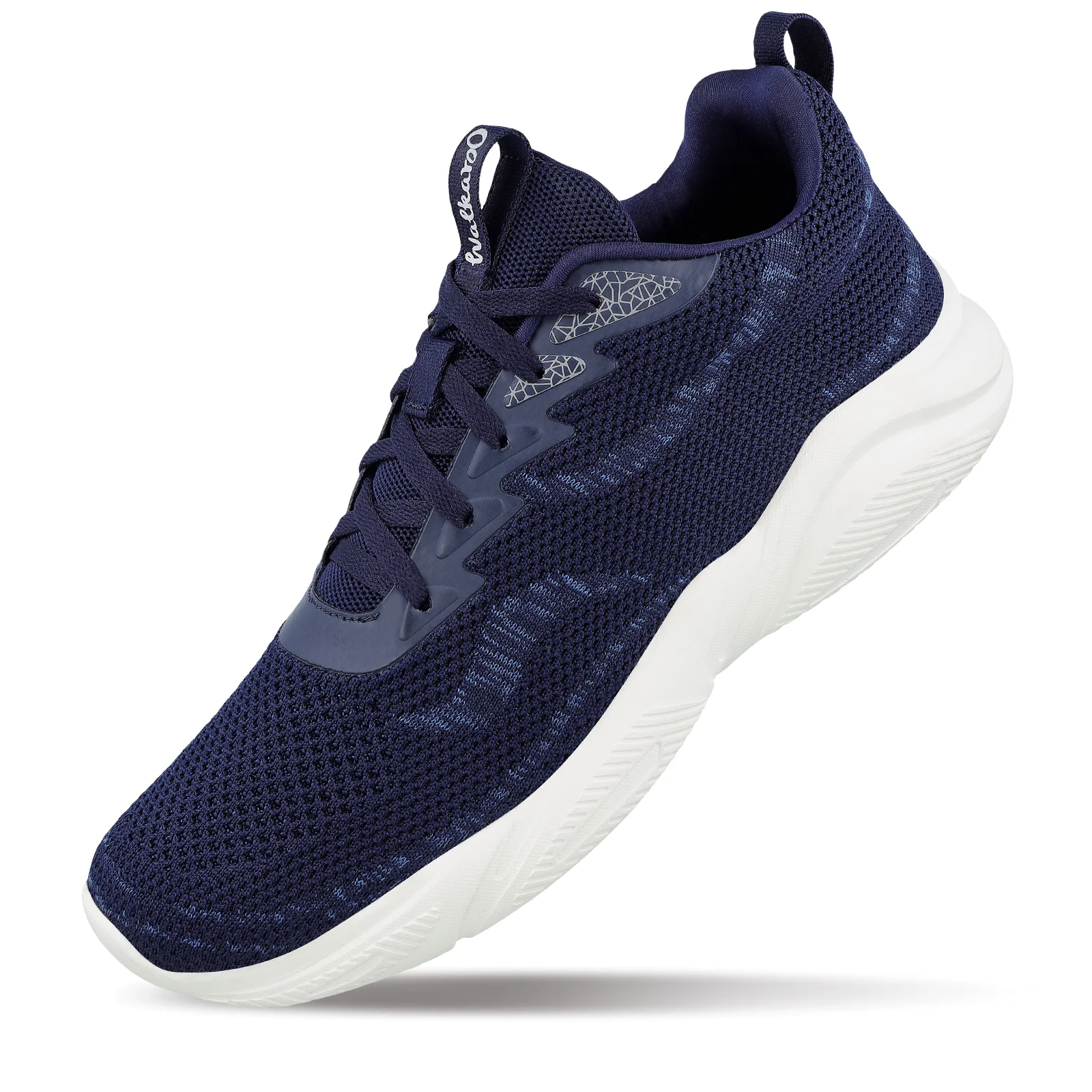 Men's Lace-up Sports Shoes - WS9554 Navy Blue - Image 5