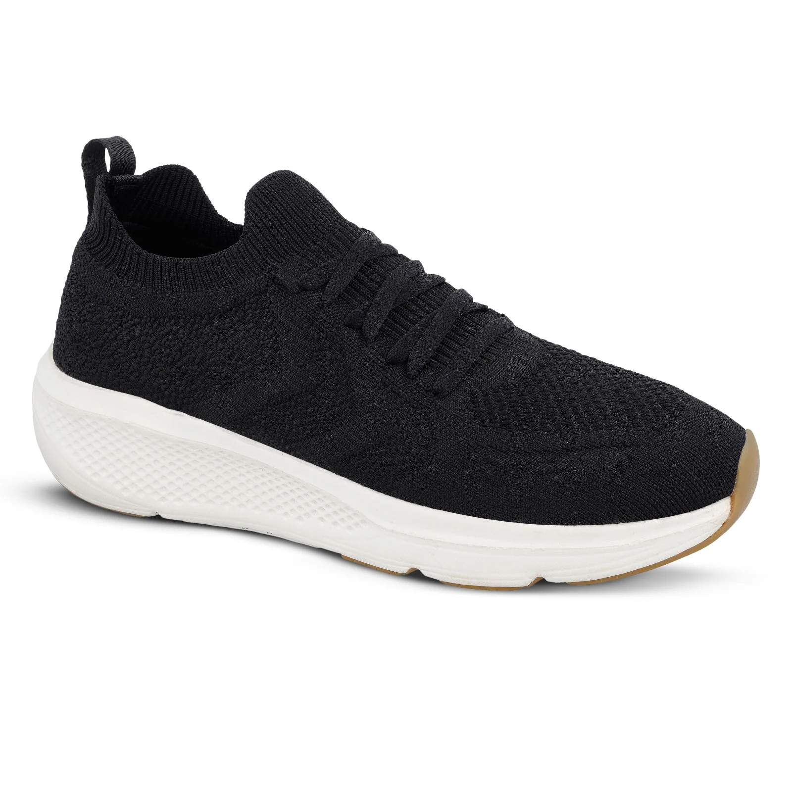 Men's Lace-up Sports Shoes - WS9640 Black - Image 4