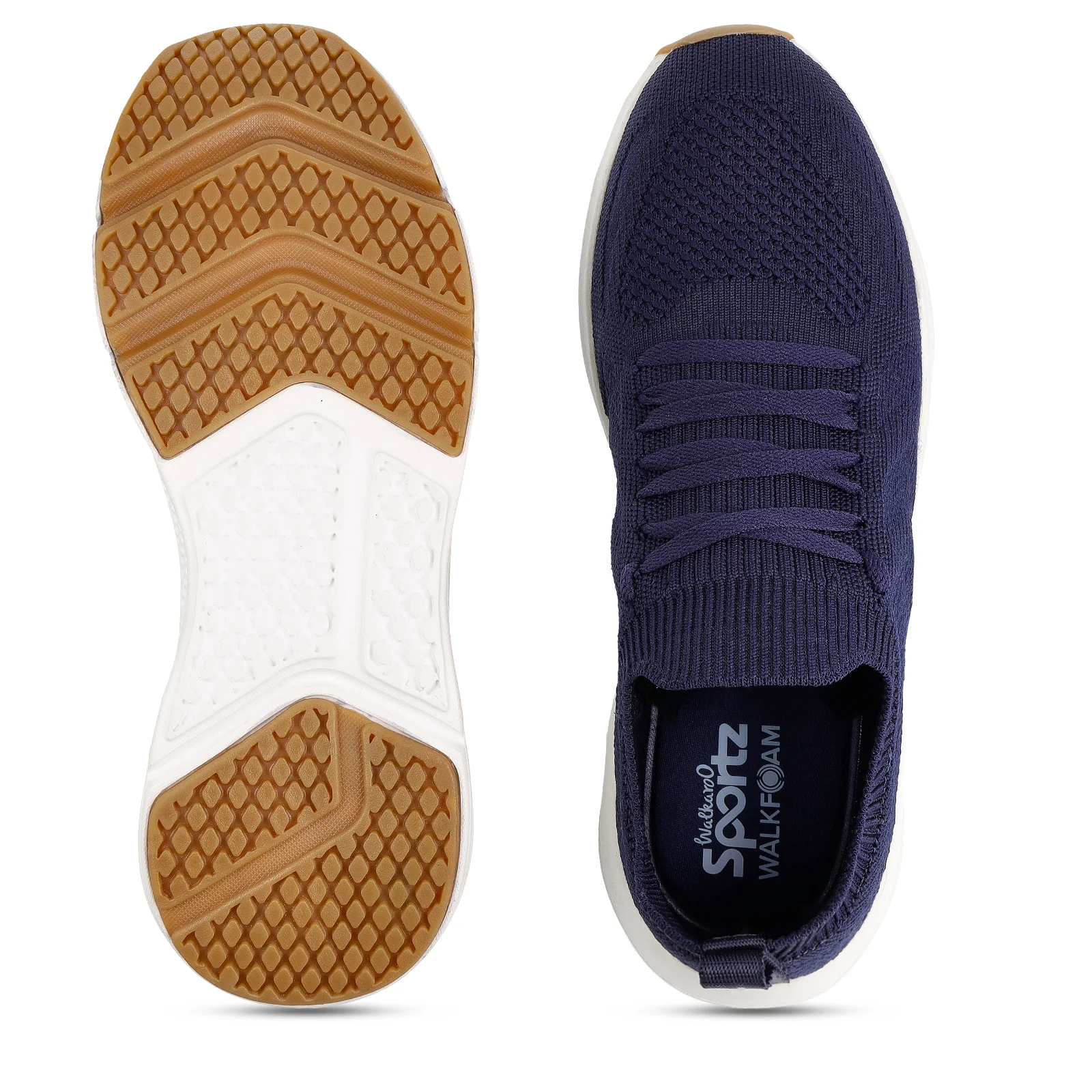 Men's Lace-up Sports Shoes - WS9640 Navy Blue - Image 2