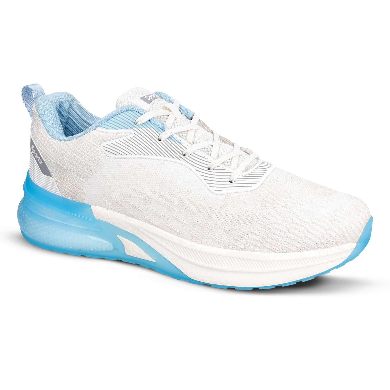 VORTIZ Men's Lace-up Walking Shoes - WS9140 White - Image 5