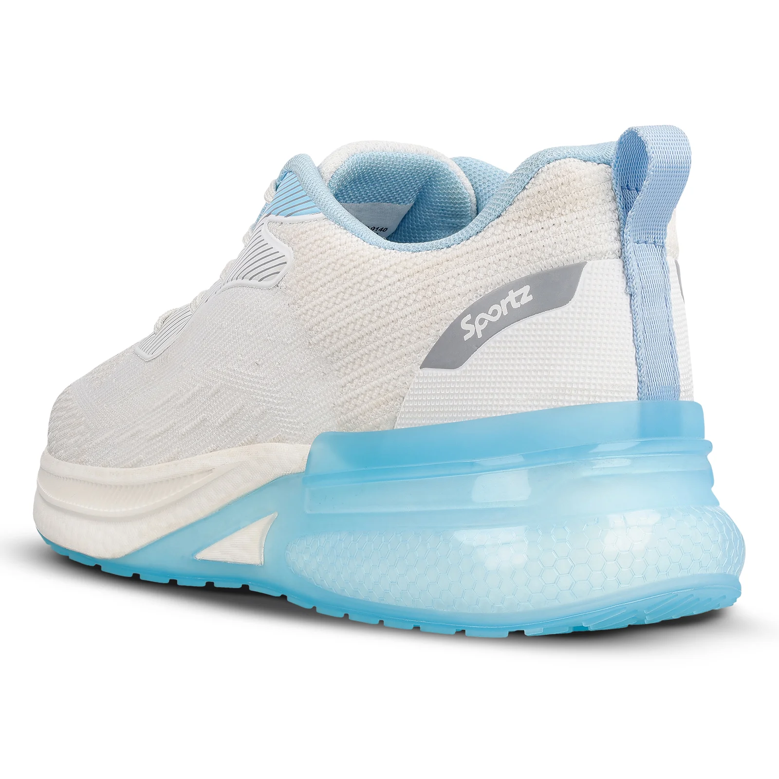 VORTIZ Men's Lace-up Walking Shoes - WS9140 White - Image 8