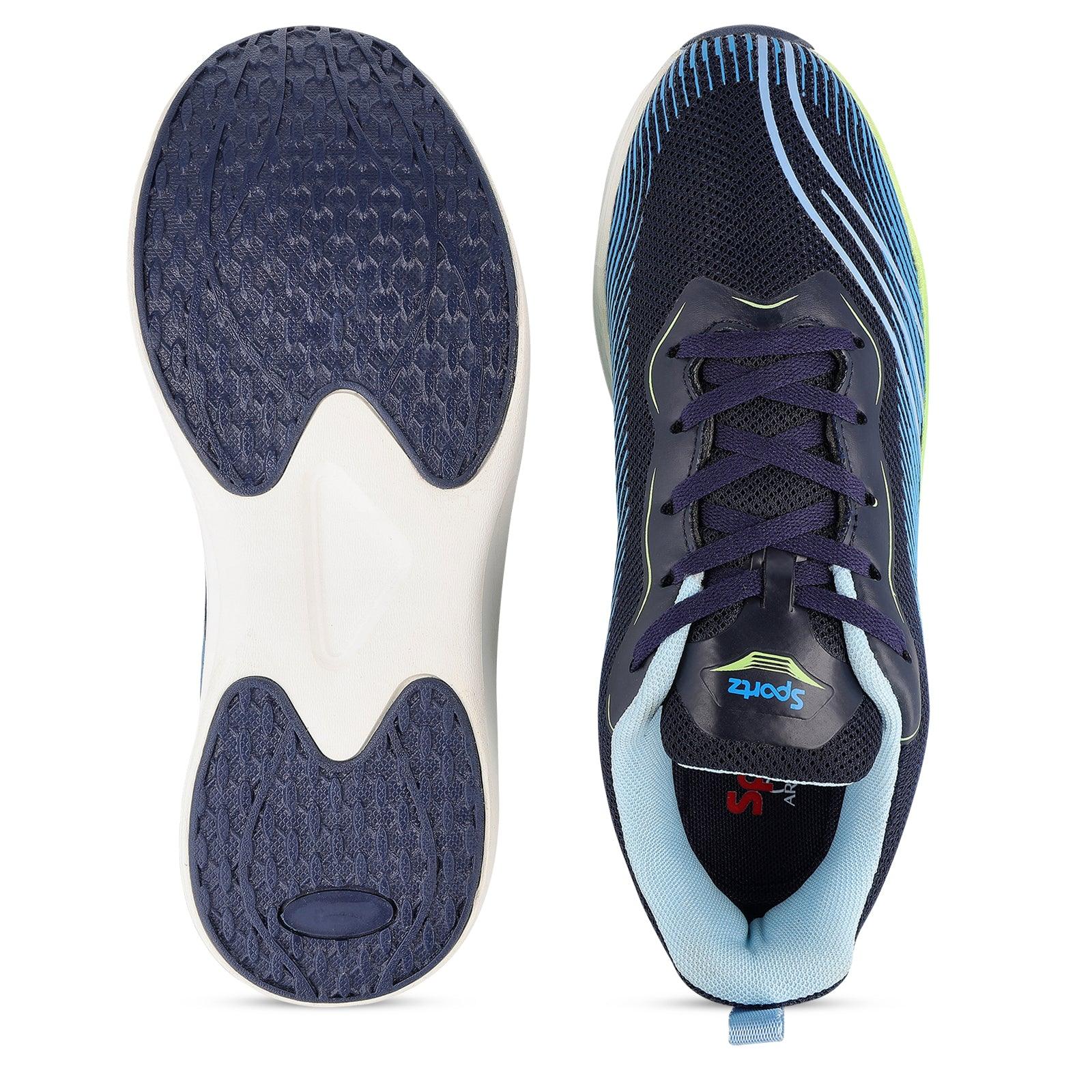 Men's Lace-up Walking Shoes - WS9142 Blue - Image 2
