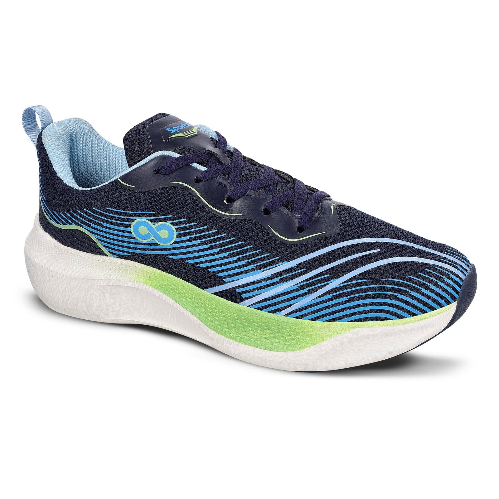 Men's Lace-up Walking Shoes - WS9142 Blue - Image 4