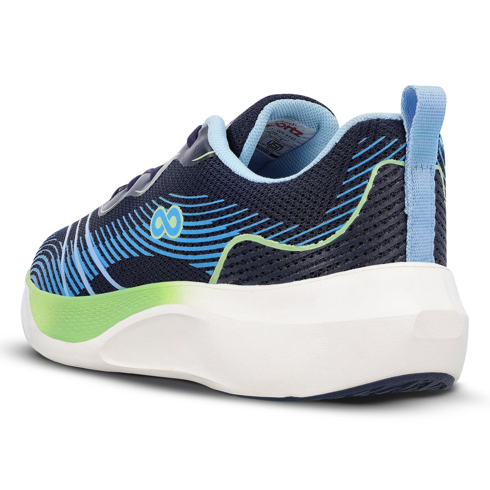 Men's Lace-up Walking Shoes - WS9142 Blue - Image 6