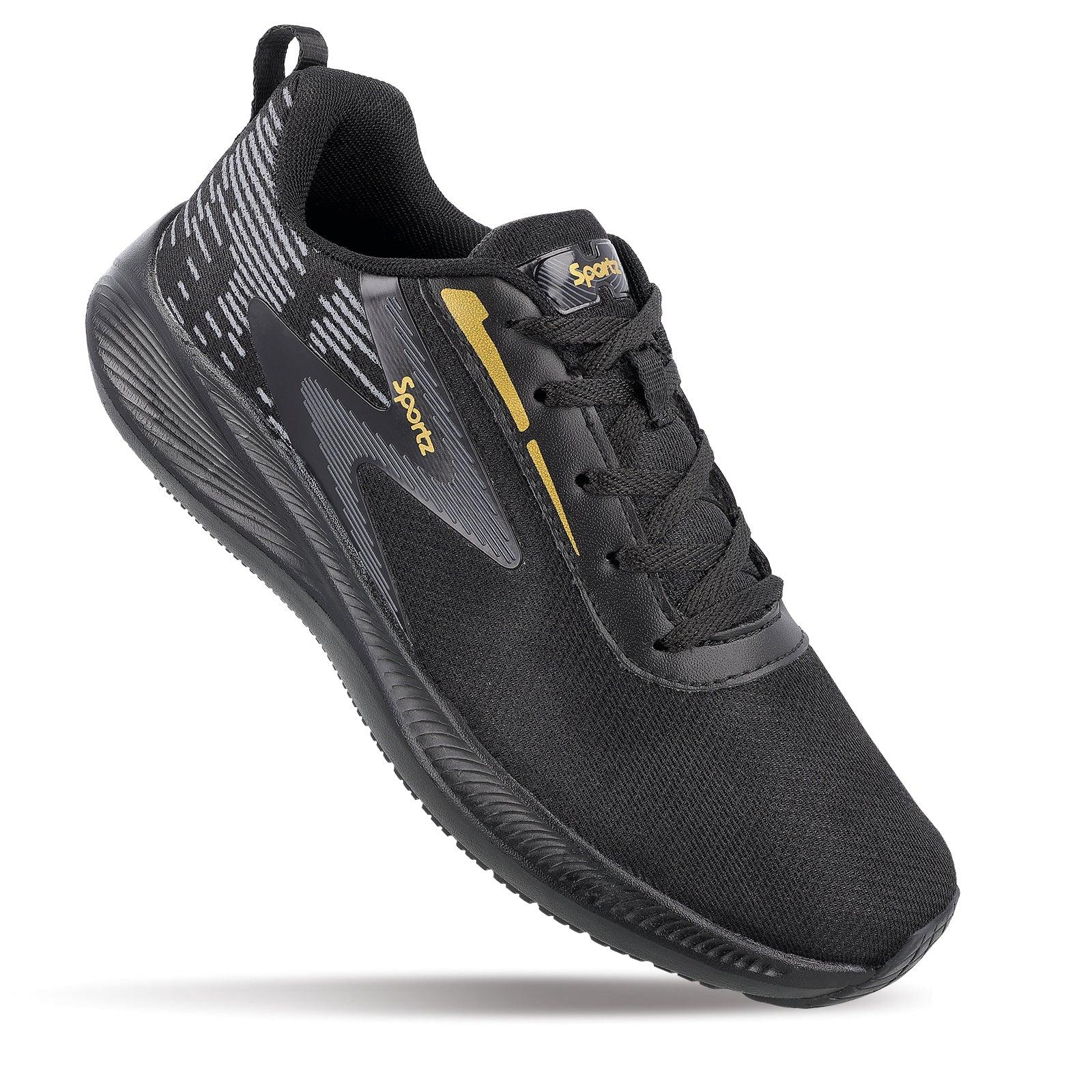 Stylex Men's Lace-up Sports Shoes - WS9611 Black - Image 3