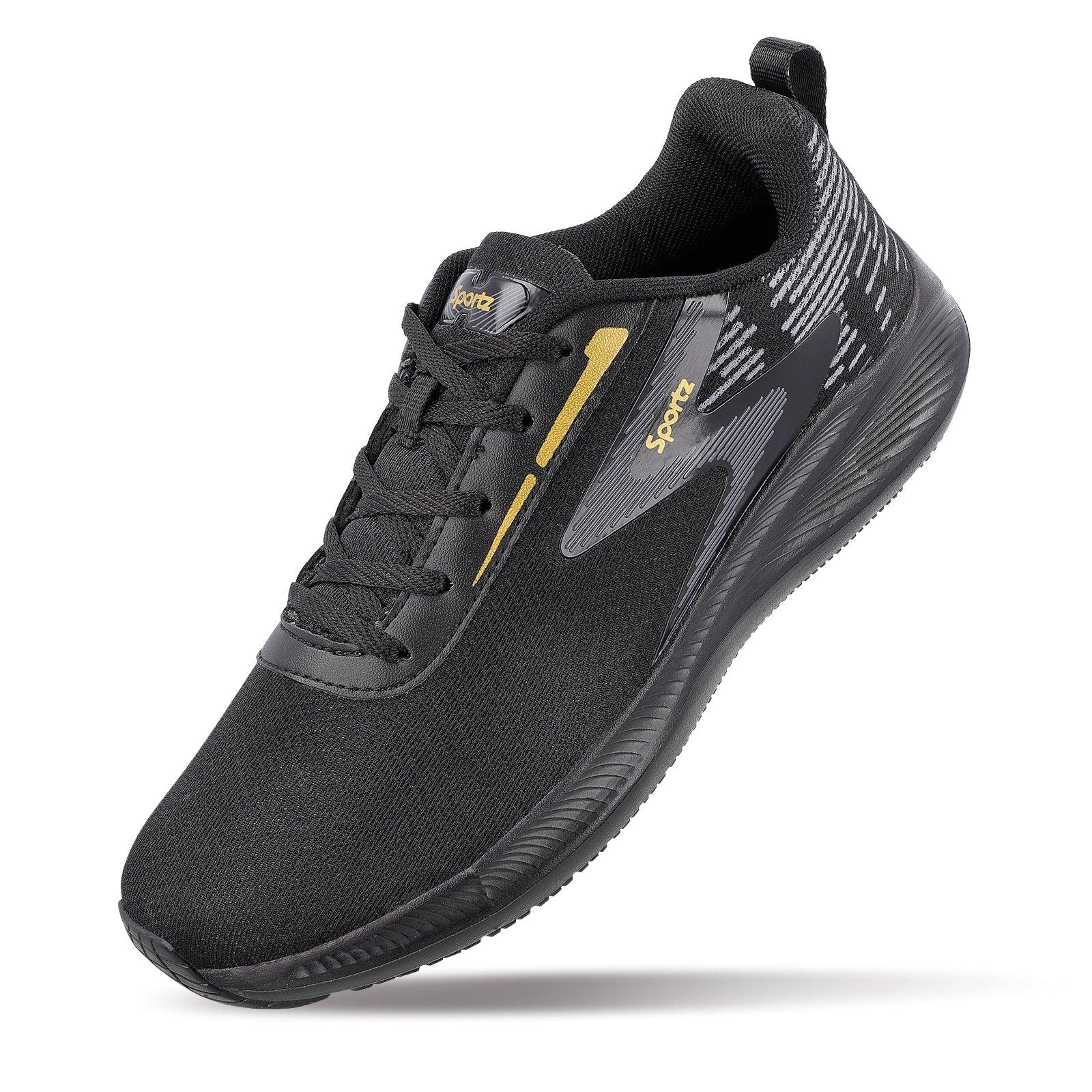 Stylex Men's Lace-up Sports Shoes - WS9611 Black - Image 5