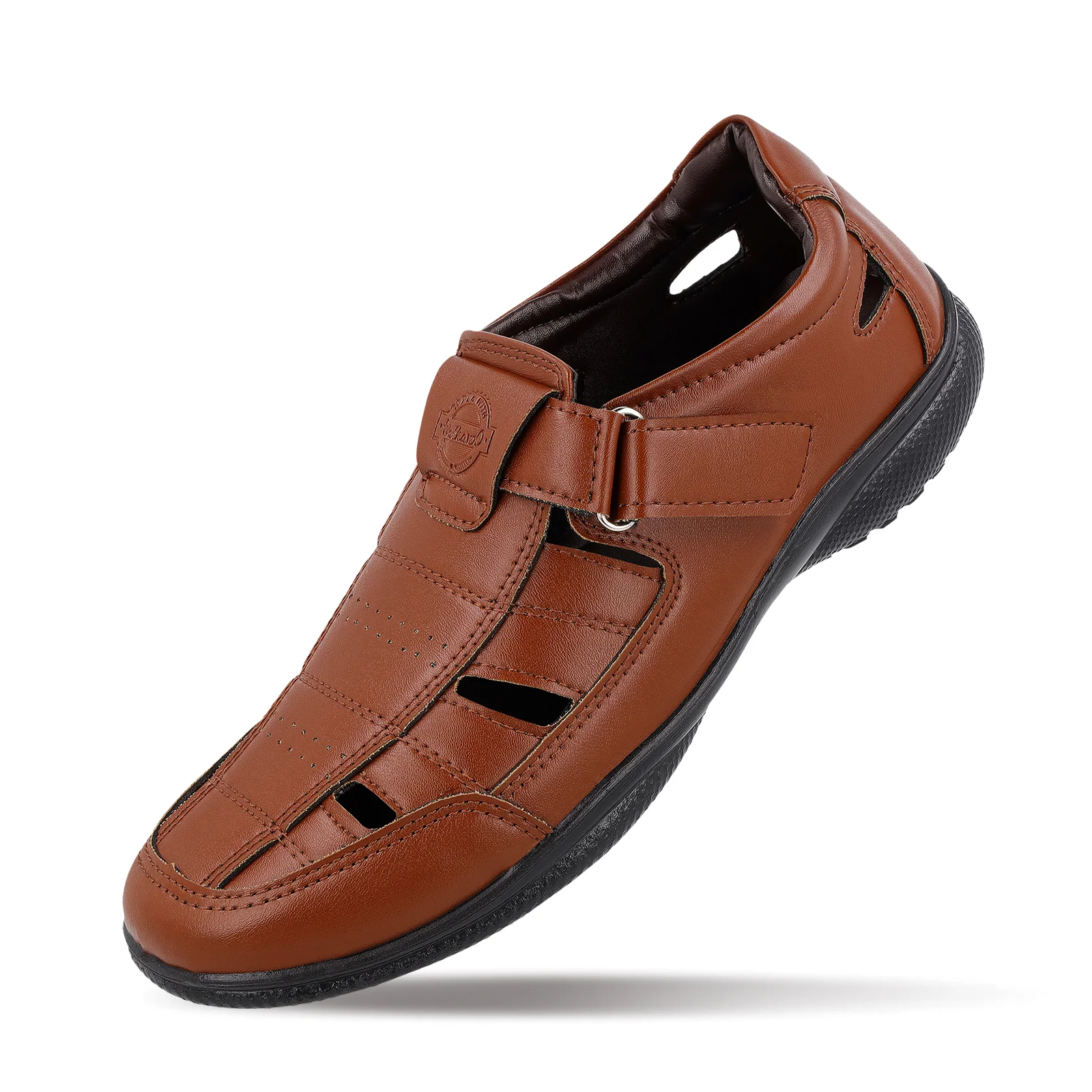 Men's  Roman Sandals - WF6270 Dark Tan - Image 5
