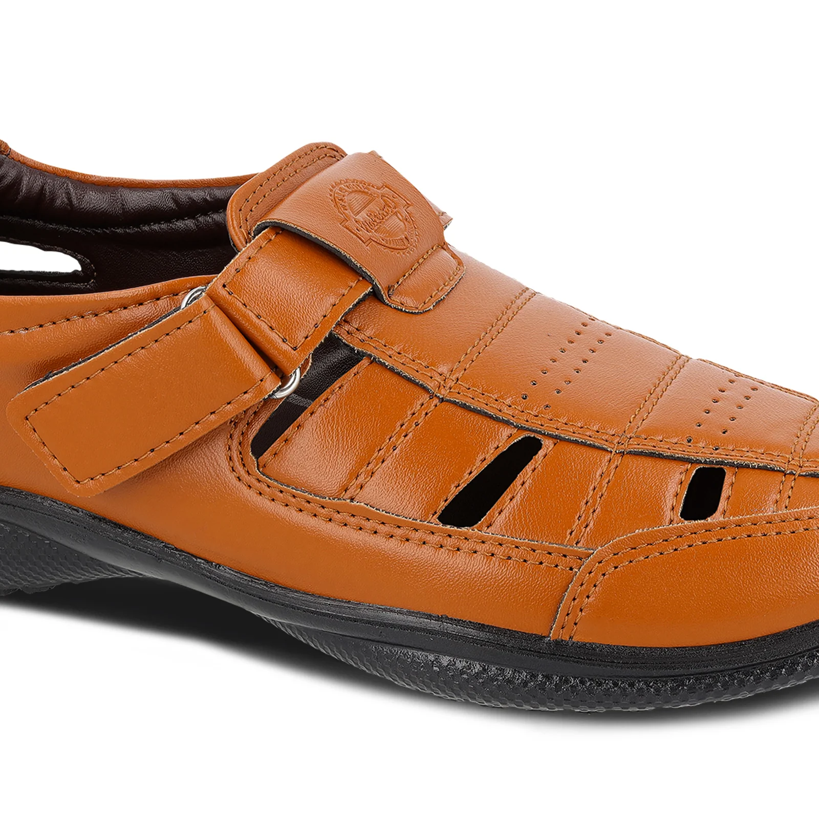 Men's  Roman Sandals - WF6270 Tan - Image 4