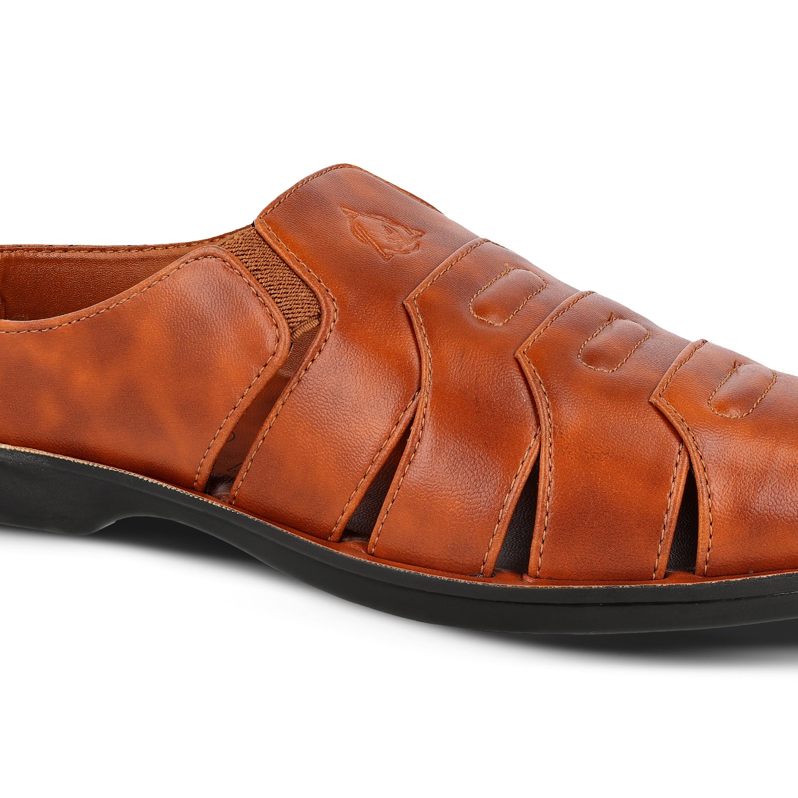 Men's  Roman Sandals - WG5674 Tan - Image 4