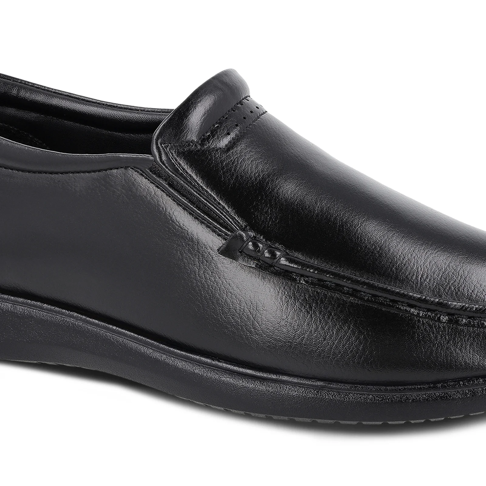 Men's Slip-on Formal Shoes - 17147 Black - Image 4
