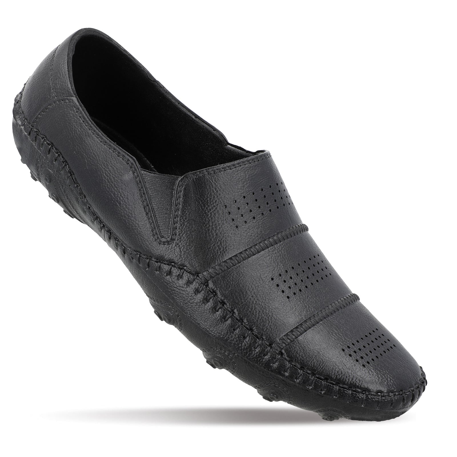 Men's Slip-On Rain Shoes - 12316 Black - Image 3