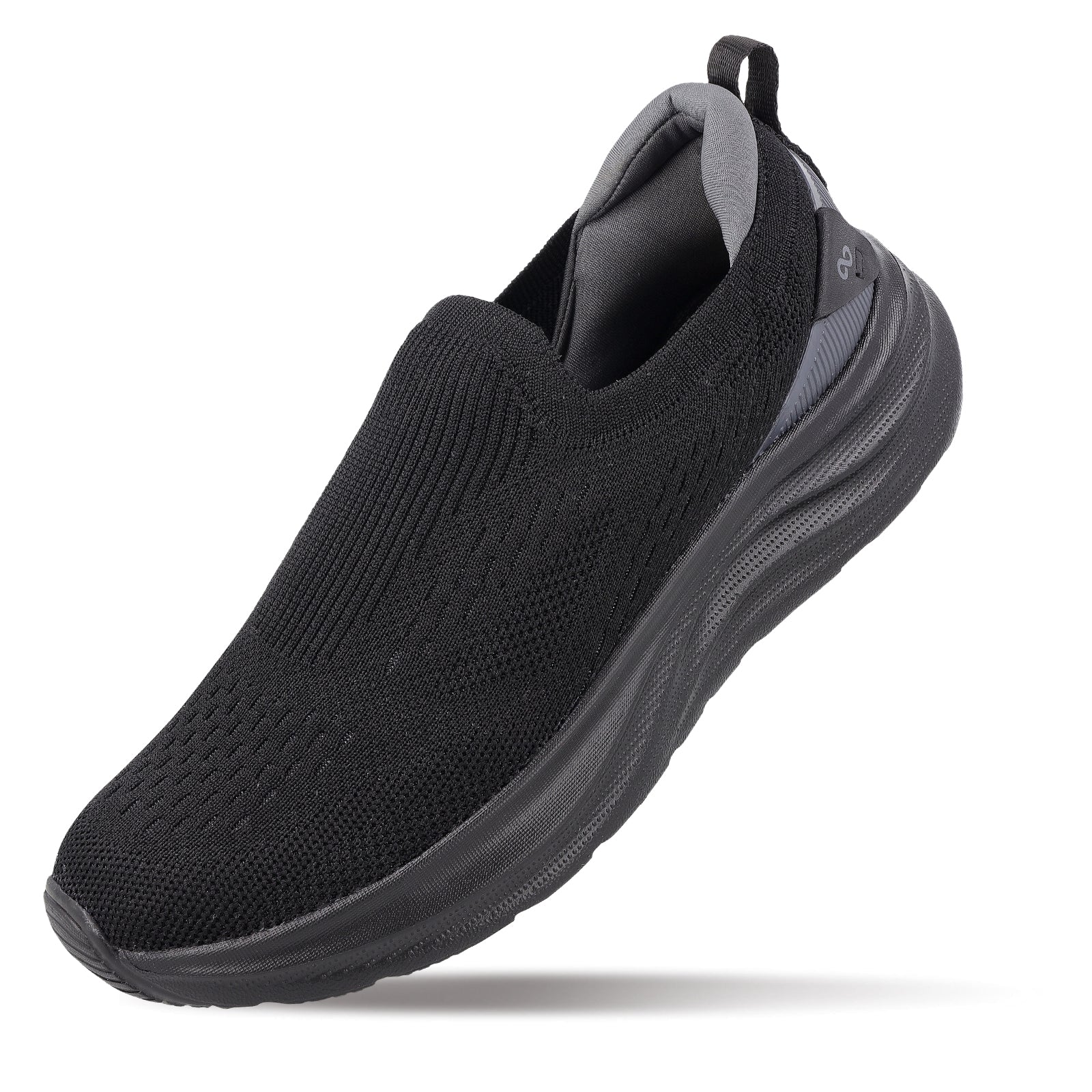 Men's Slip-On Sports Shoe -ONG97011 Black - Image 8