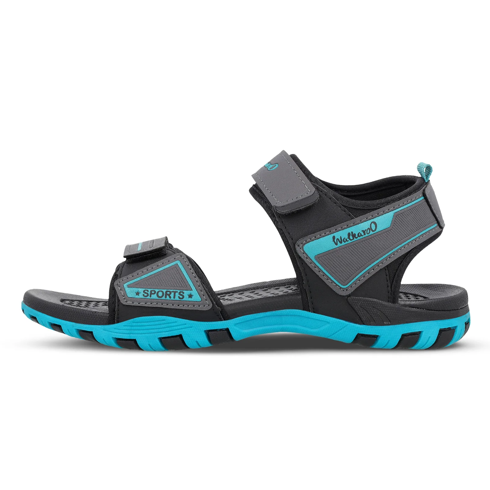 Men's Sports Sandals - WC4482 Black Teal - Image 3