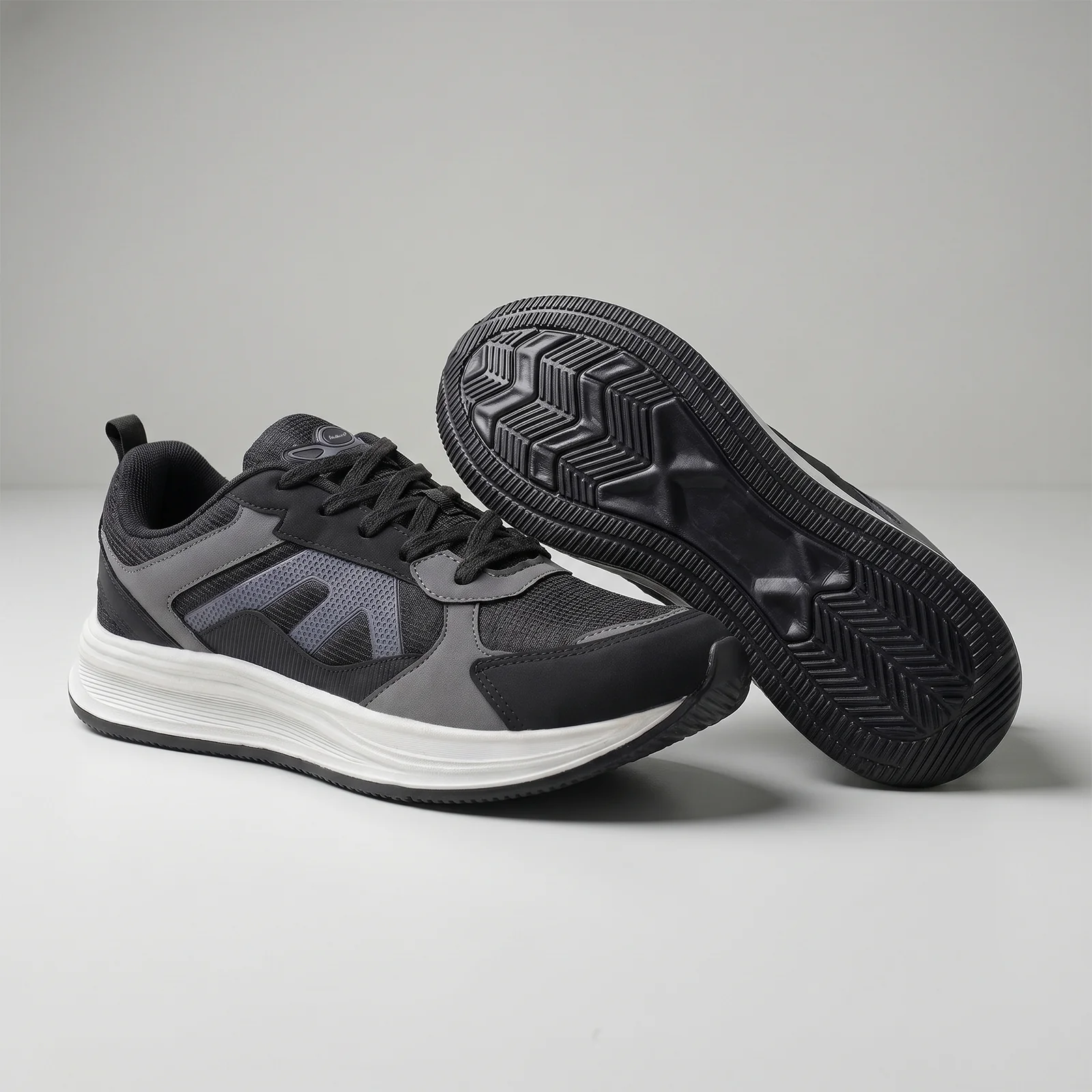 Men's Sports Shoe -ONG97009 Black - Image 6
