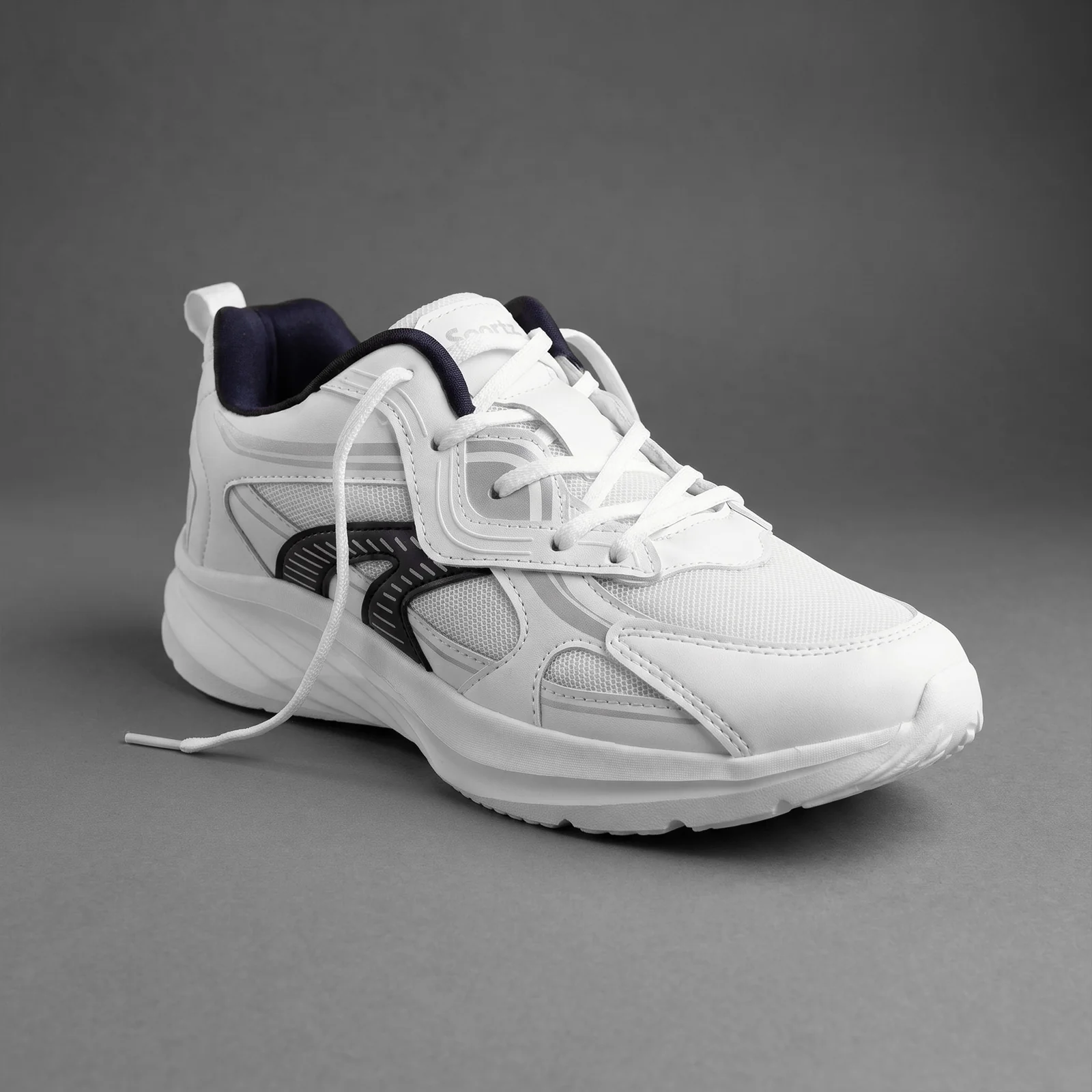 Men's Sports Shoes - ONG97008 White Blue - Image 3