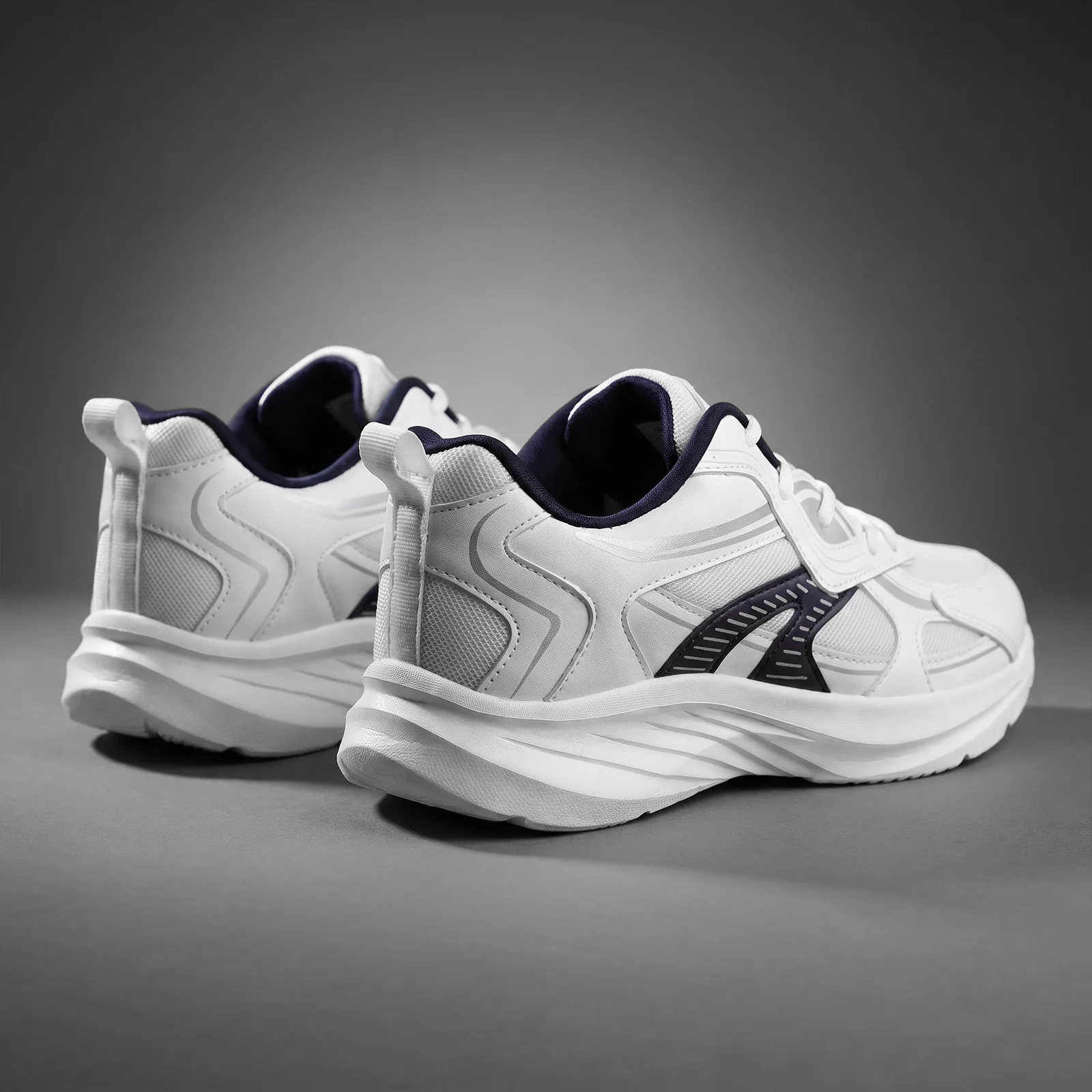 Men's Sports Shoes - ONG97008 White Blue - Image 7