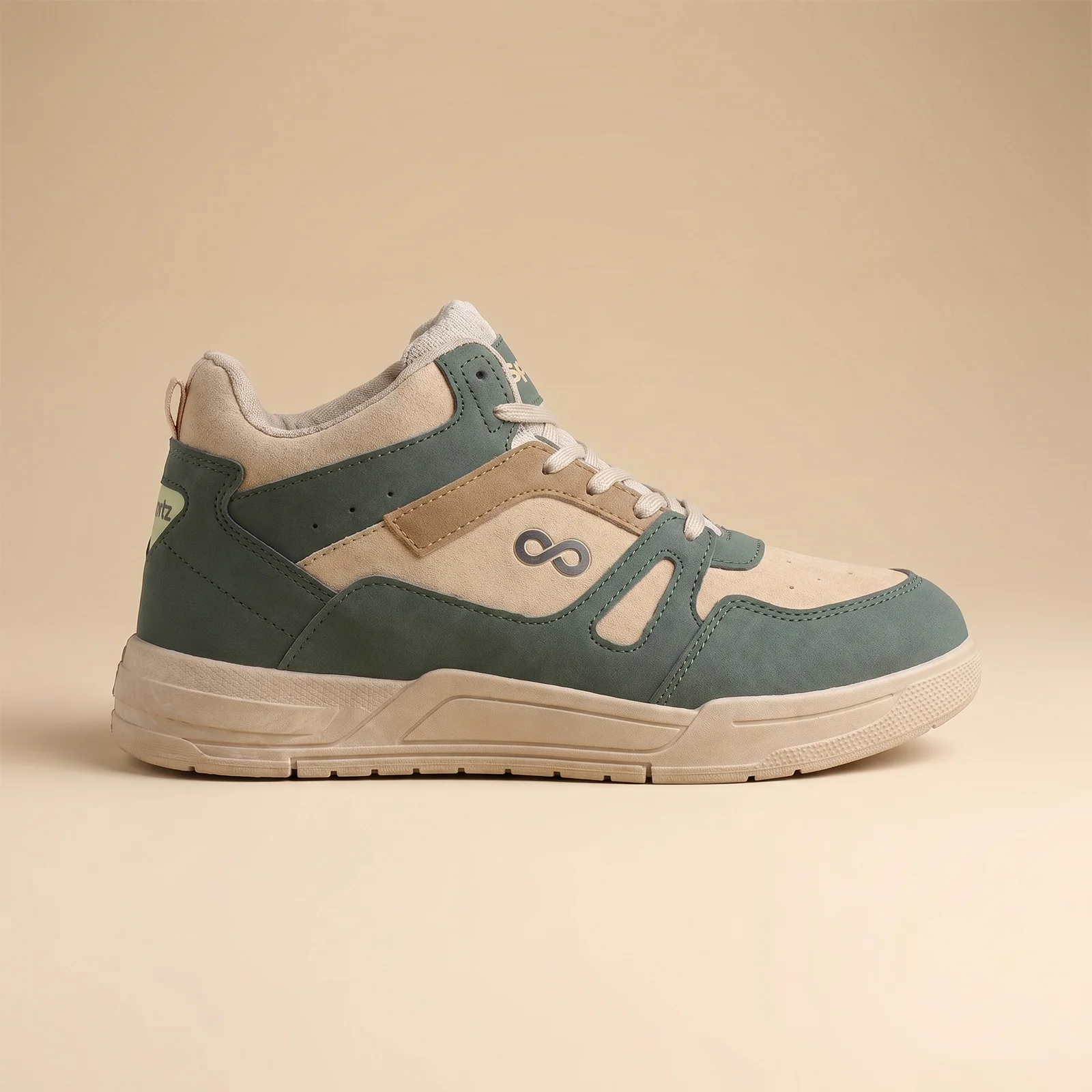 Men's Sports Sneakers -ONG97001  Khaki Olive - Image 4