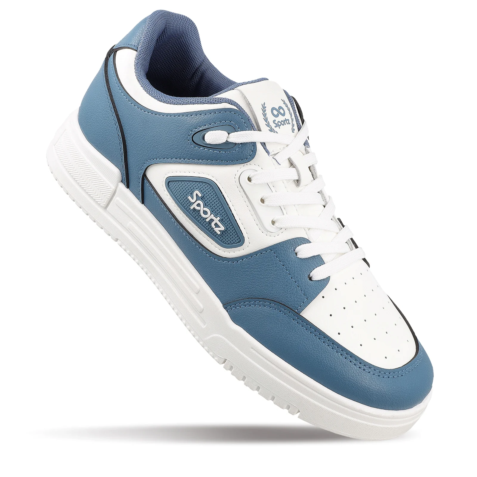 Men's Sports Sneakers - SGE24001 White Blue - Image 4