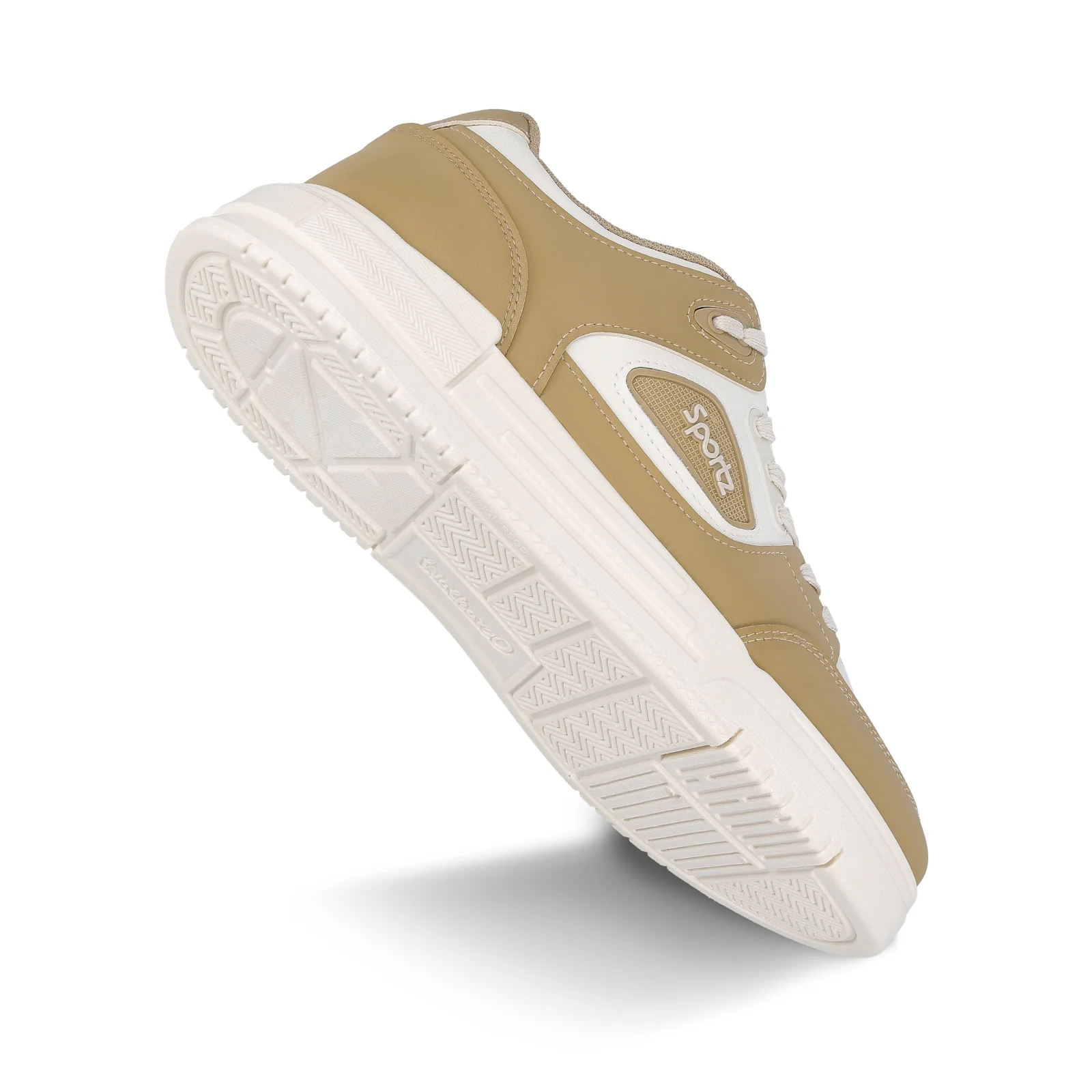 Men's Sports Sneakers - SGE24001 White Tan - Image 6