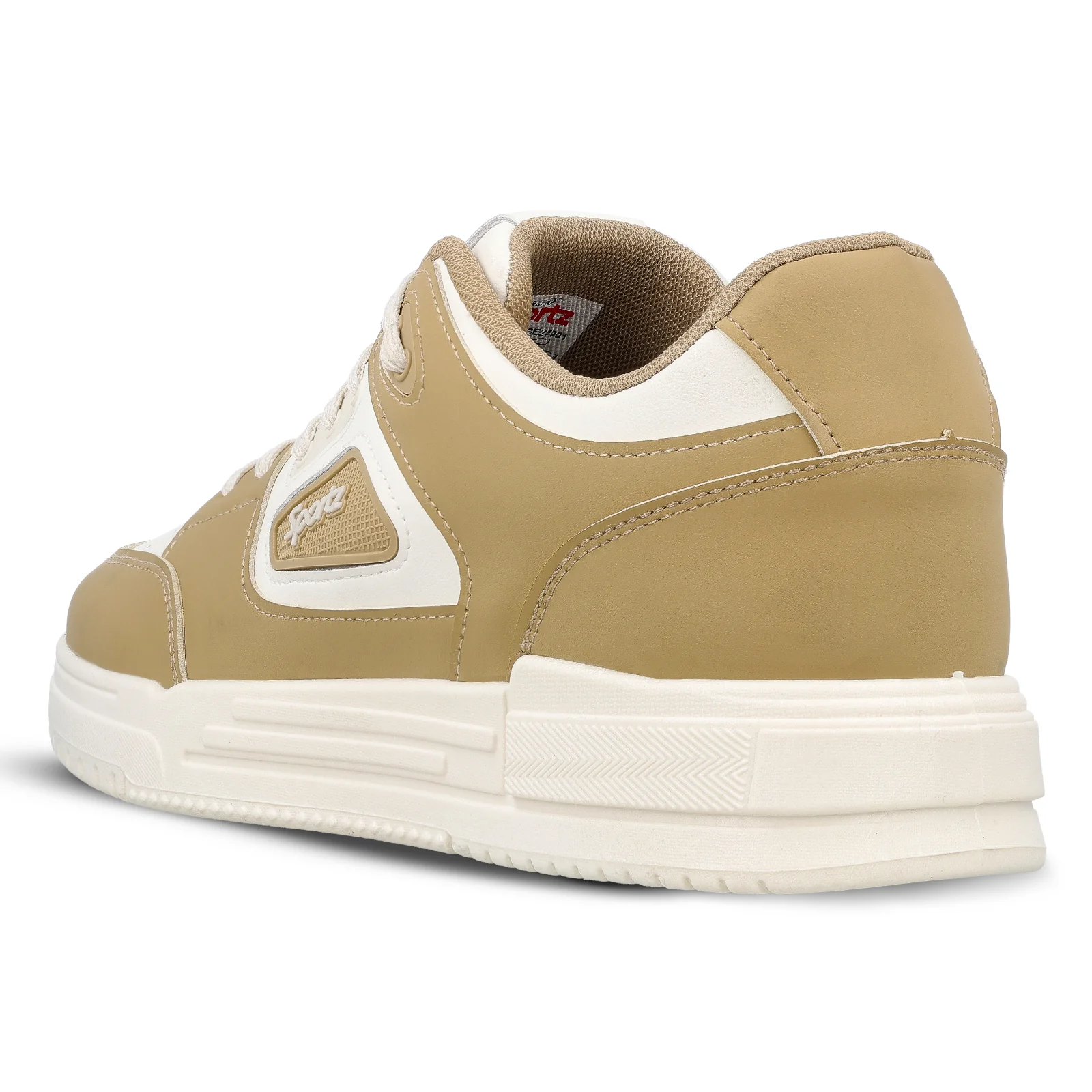 Men's Sports Sneakers - SGE24001 White Tan - Image 7