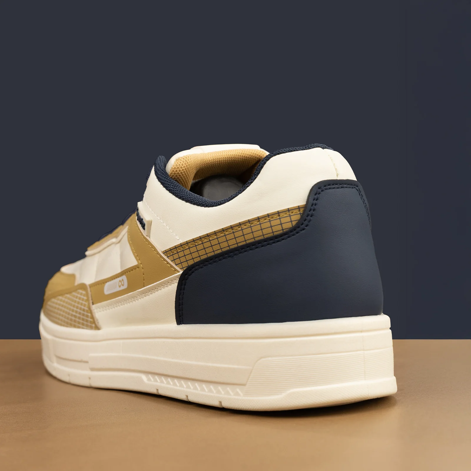 Men's Sports Sneakers - SGE24005 White Beige - Image 5