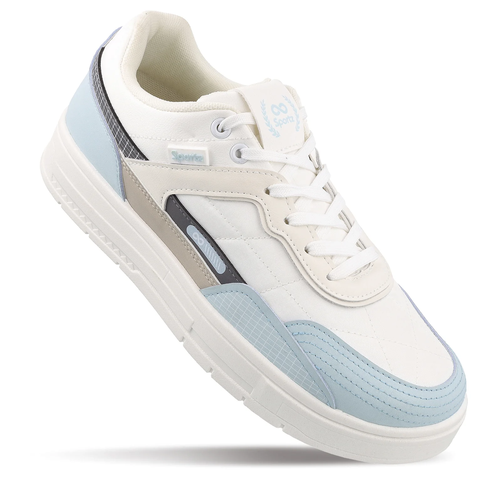 Men's Sports Sneakers - SGE24005 White Blue - Image 5