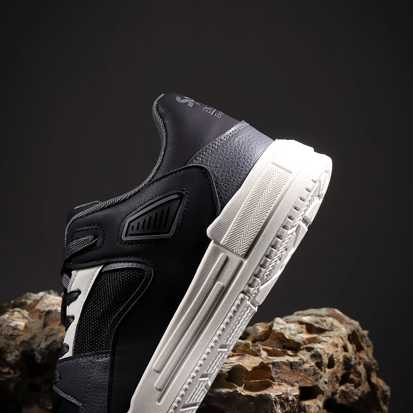 Men's Sports Sneakers - SGE24007 Black - Image 4