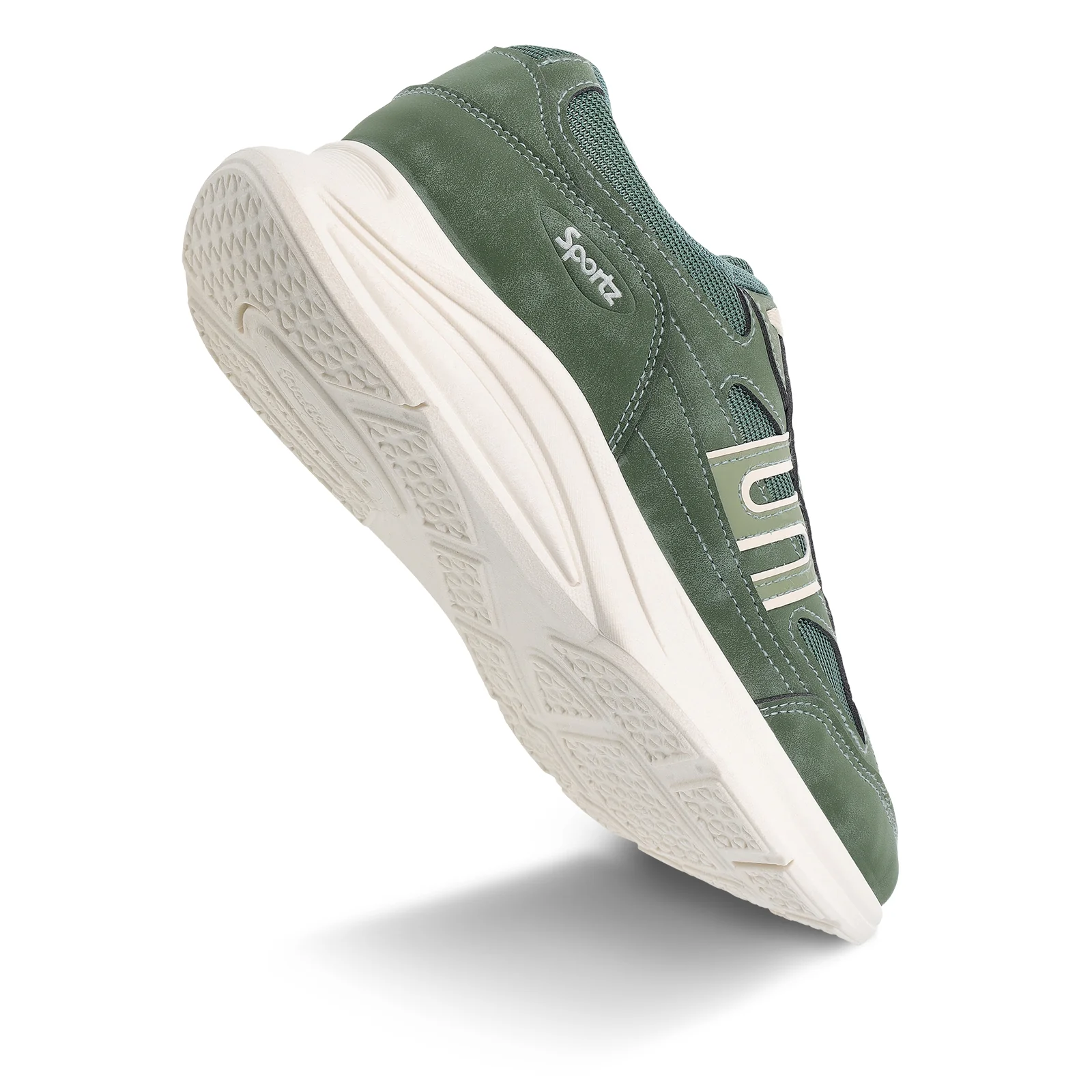 Men's Suede Sports Sneakers - SGE24009 Dark Green - Image 8