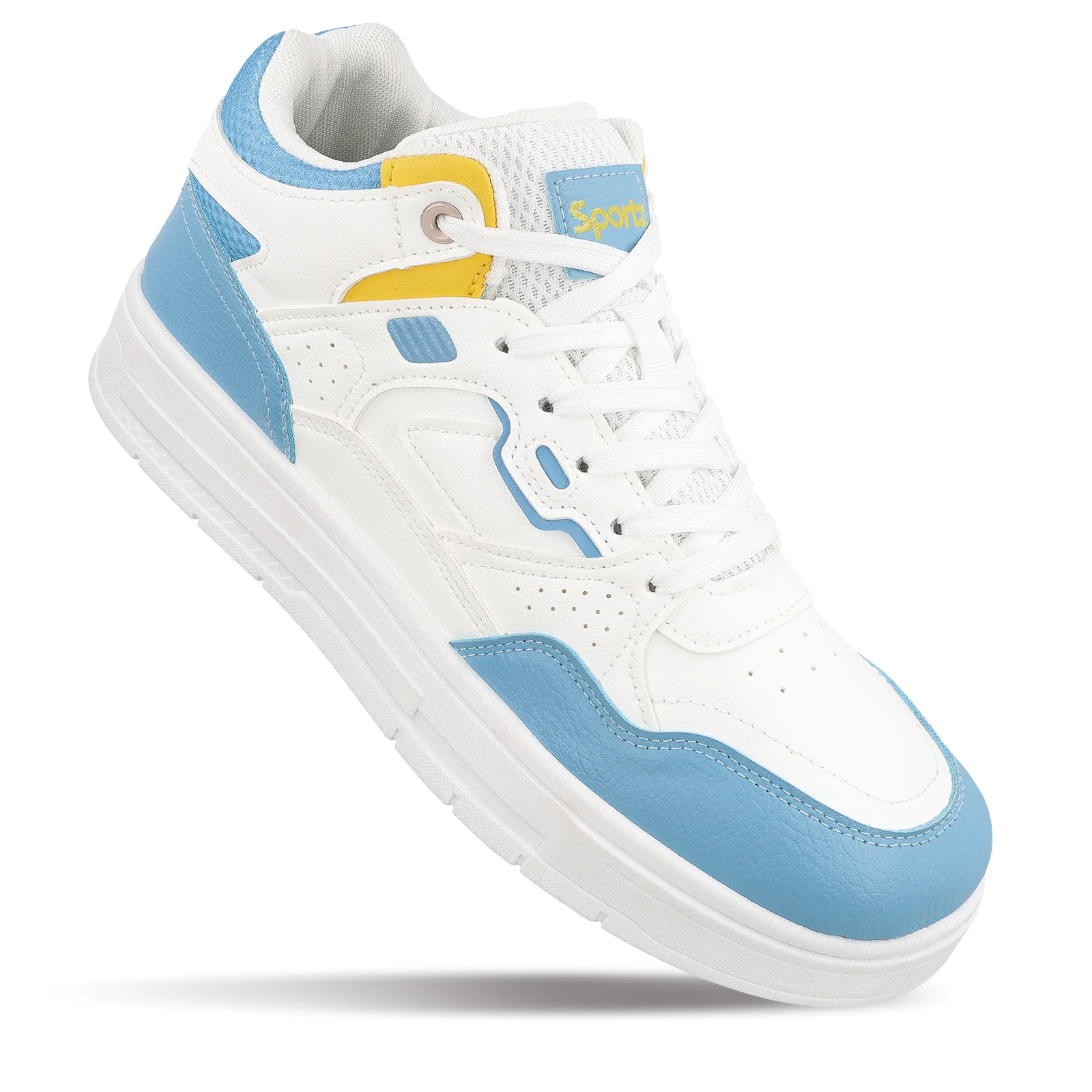 Men's Sports Sneakers - WY3485 White Blue - Image 4