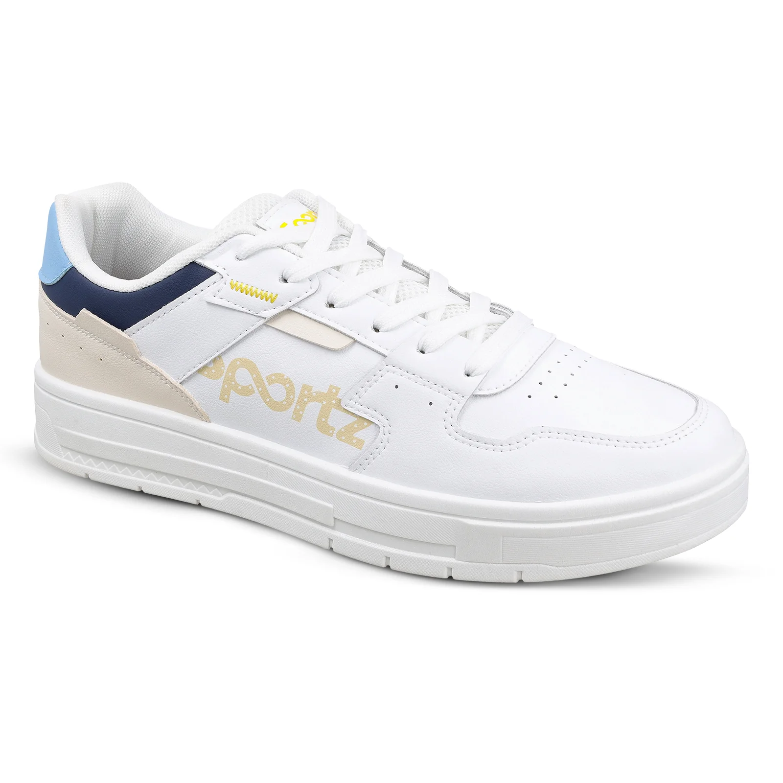 Men's Sports Sneakers - WY3487 White Blue - Image 4