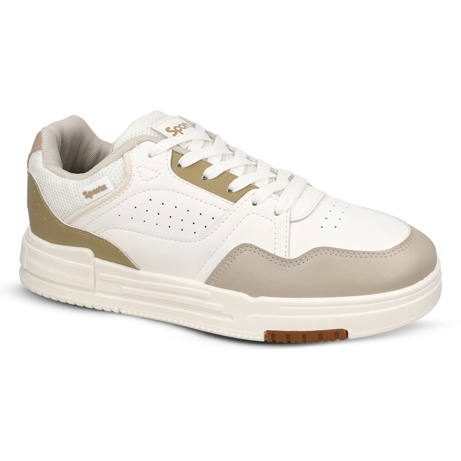 Men's Sports Sneakers - WY3488 White Beige - Image 5