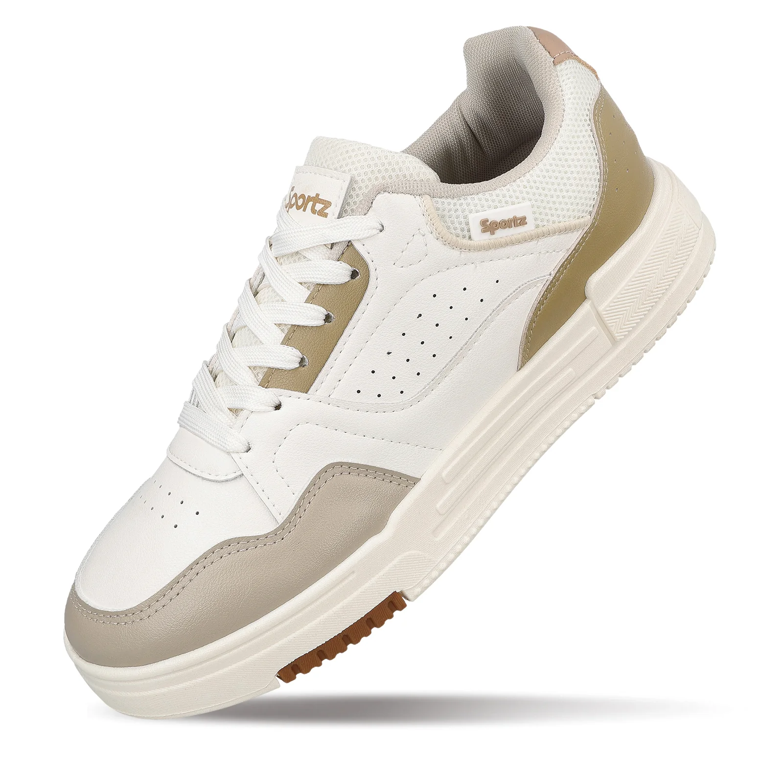 Men's Sports Sneakers - WY3488 White Beige - Image 8