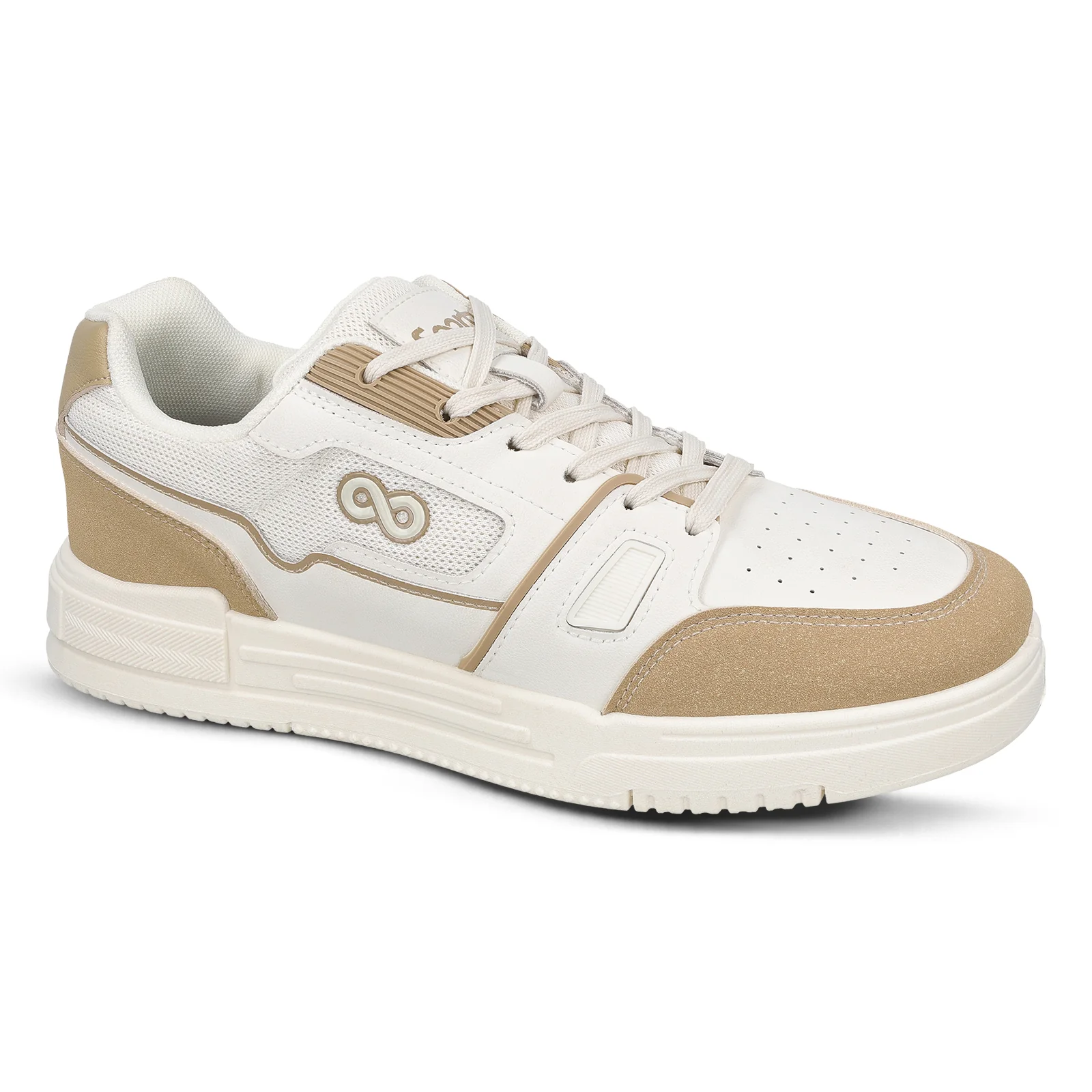 Men's Sports Sneakers - WY3489 White Beige - Image 5