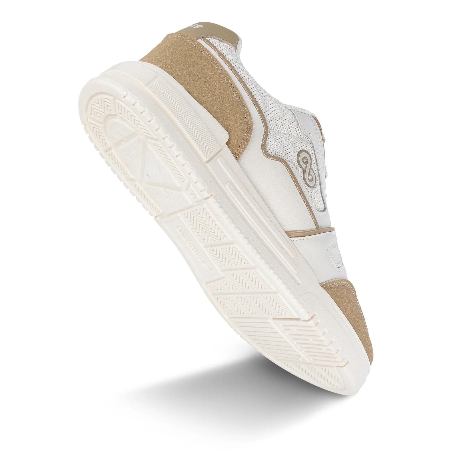 Men's Sports Sneakers - WY3489 White Beige - Image 7