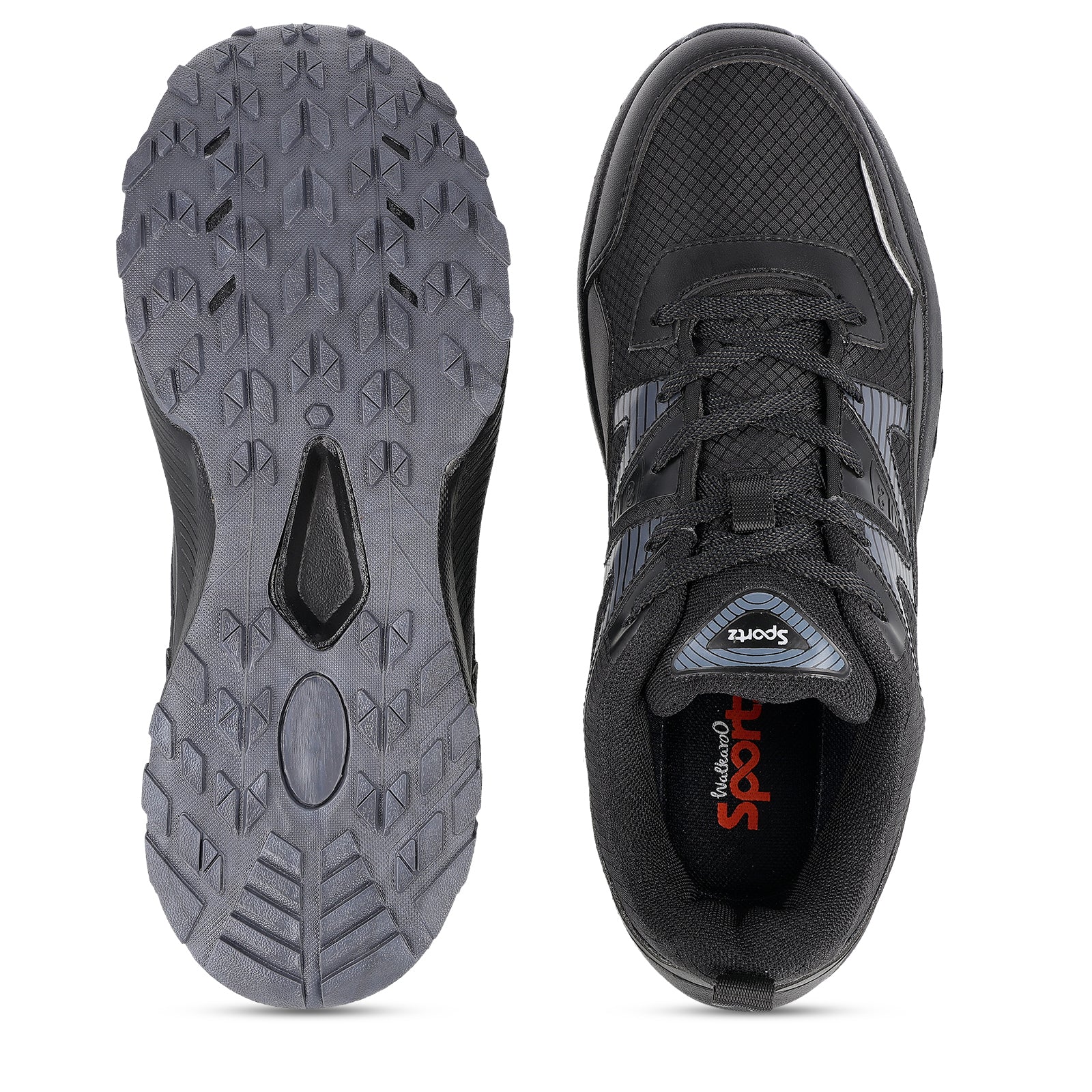 Men's Trekking Shoes - WS9166 Black - Image 3