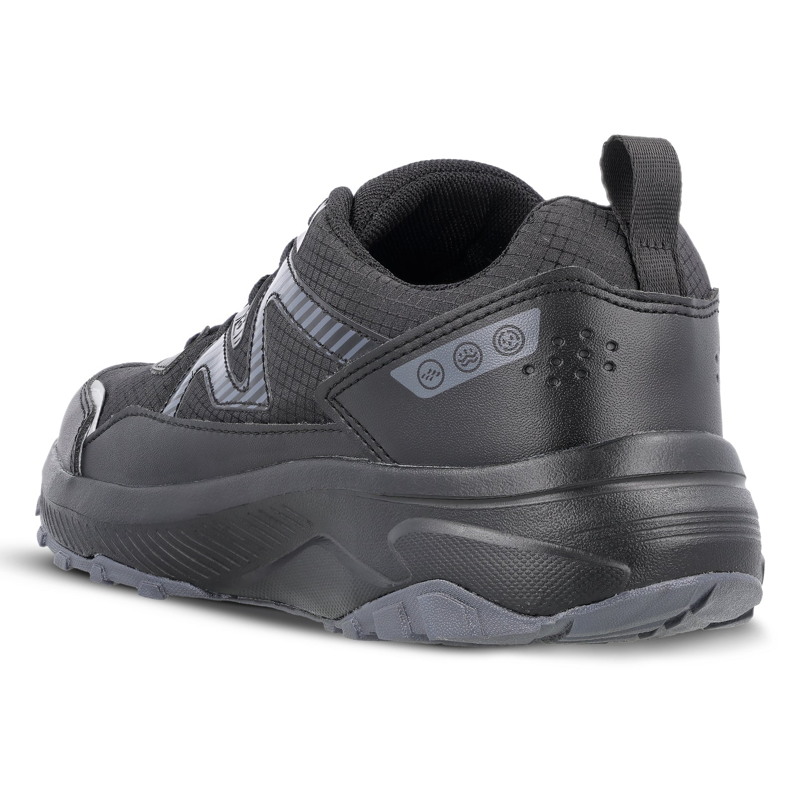 Men's Trekking Shoes - WS9166 Black - Image 6