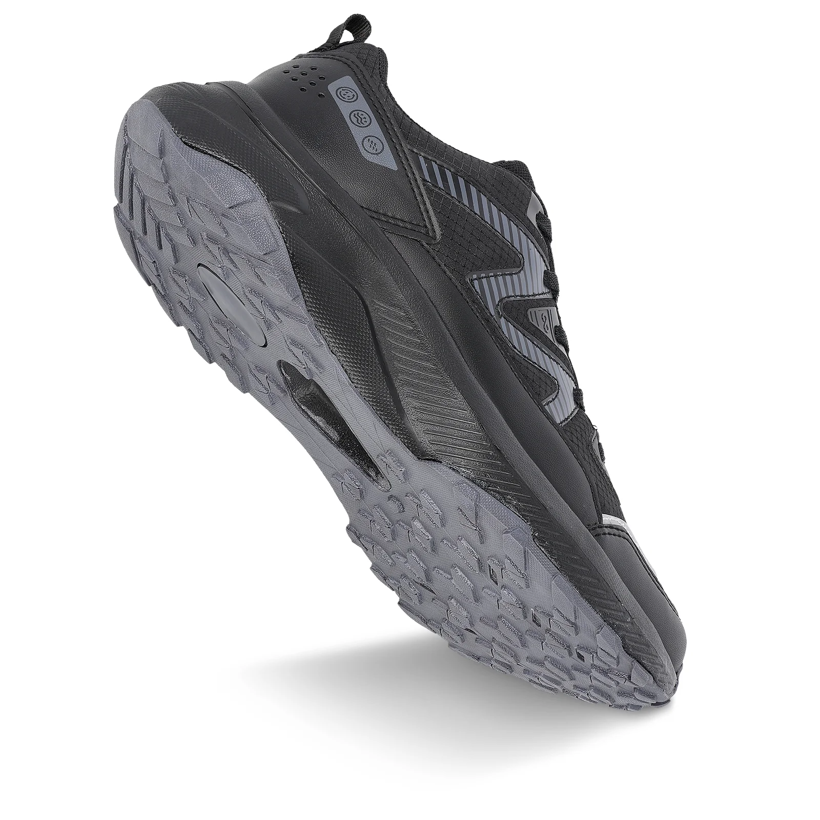 Men's Trekking Shoes - WS9166 Black - Image 7