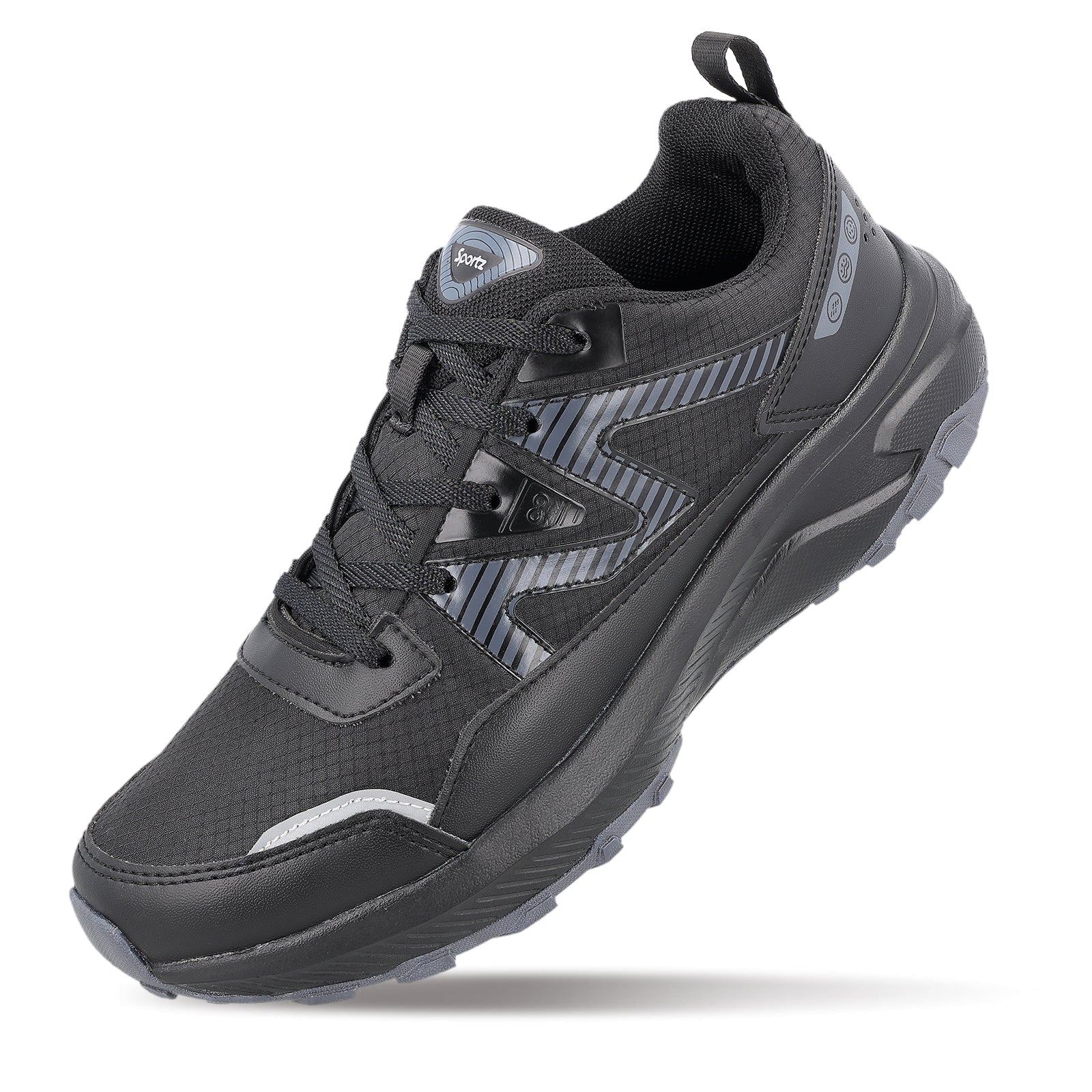 Men's Trekking Shoes - WS9166 Black - Image 8
