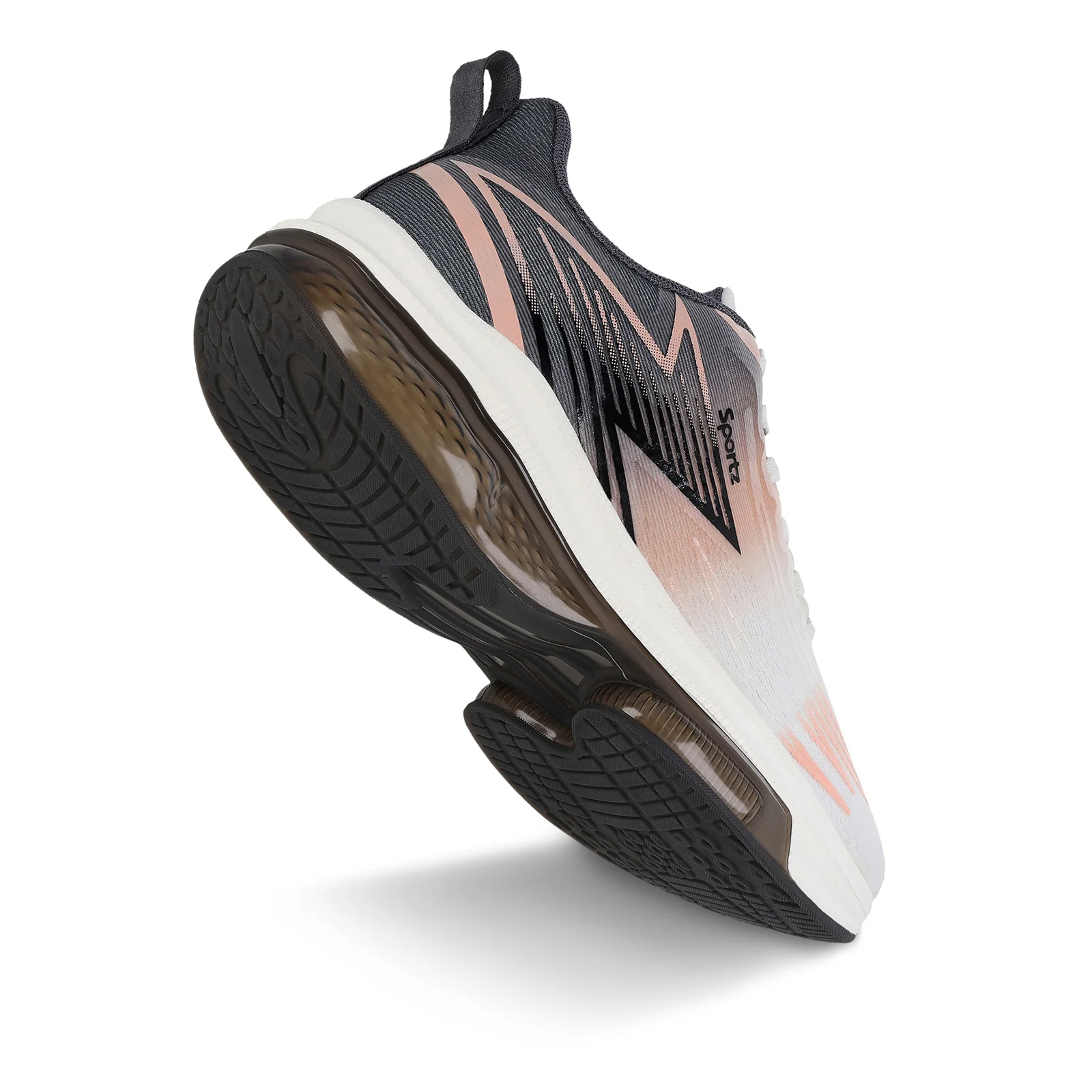 RULER Men's Lace-up Sports Shoes - WS9157 Black Orange - Image 7