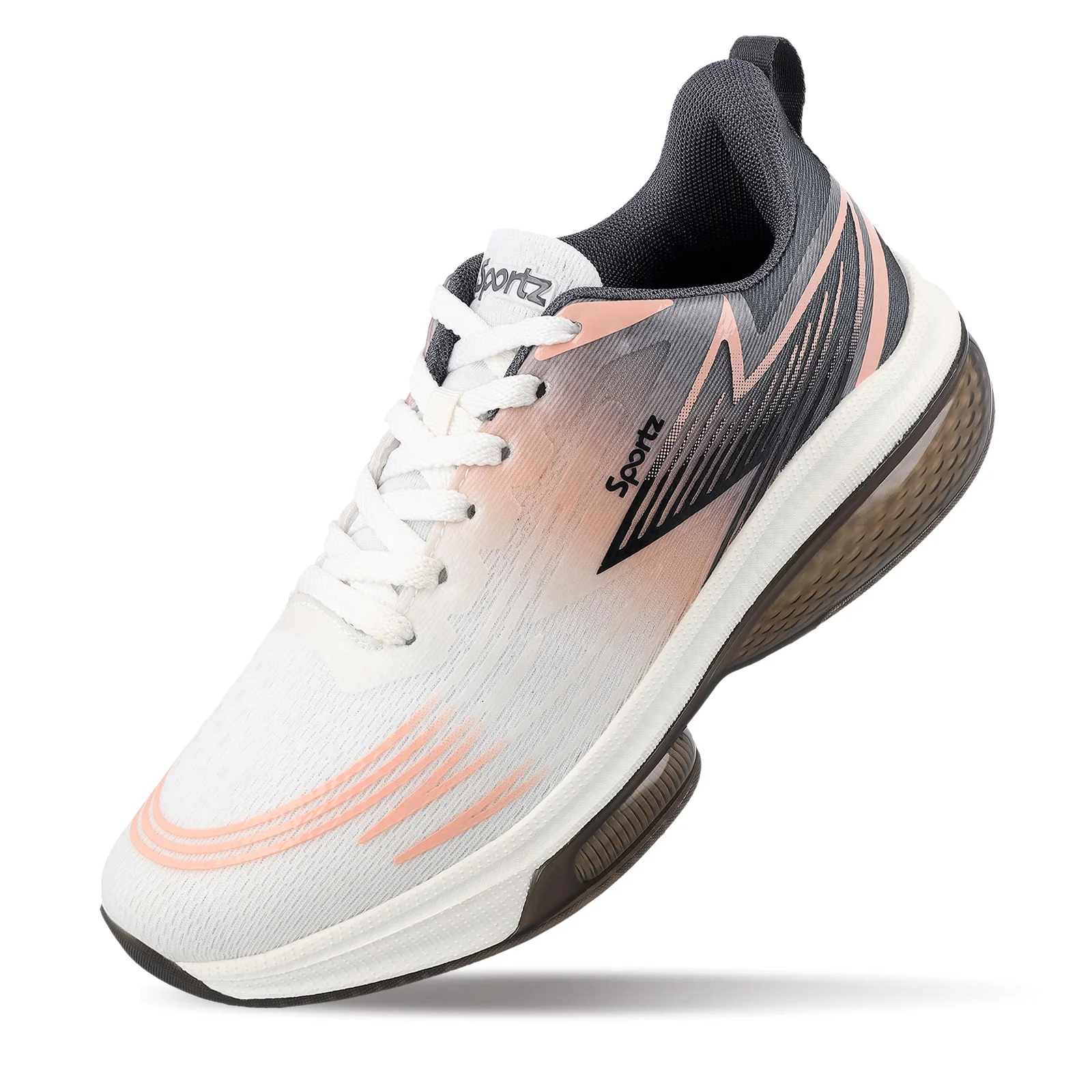 RULER Men's Lace-up Sports Shoes - WS9157 Black Orange - Image 8