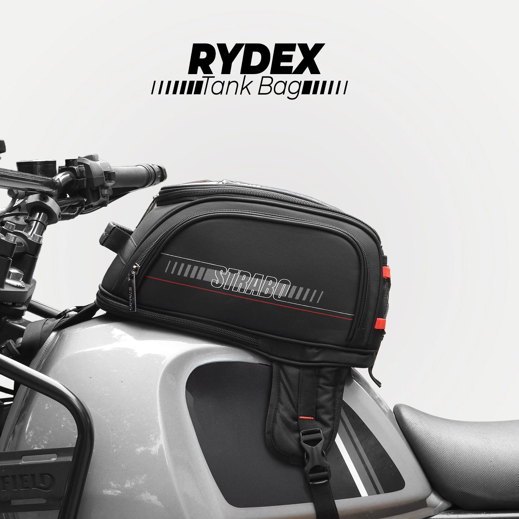 Rydex Motorcycle Tank Bag - Black - Image 5