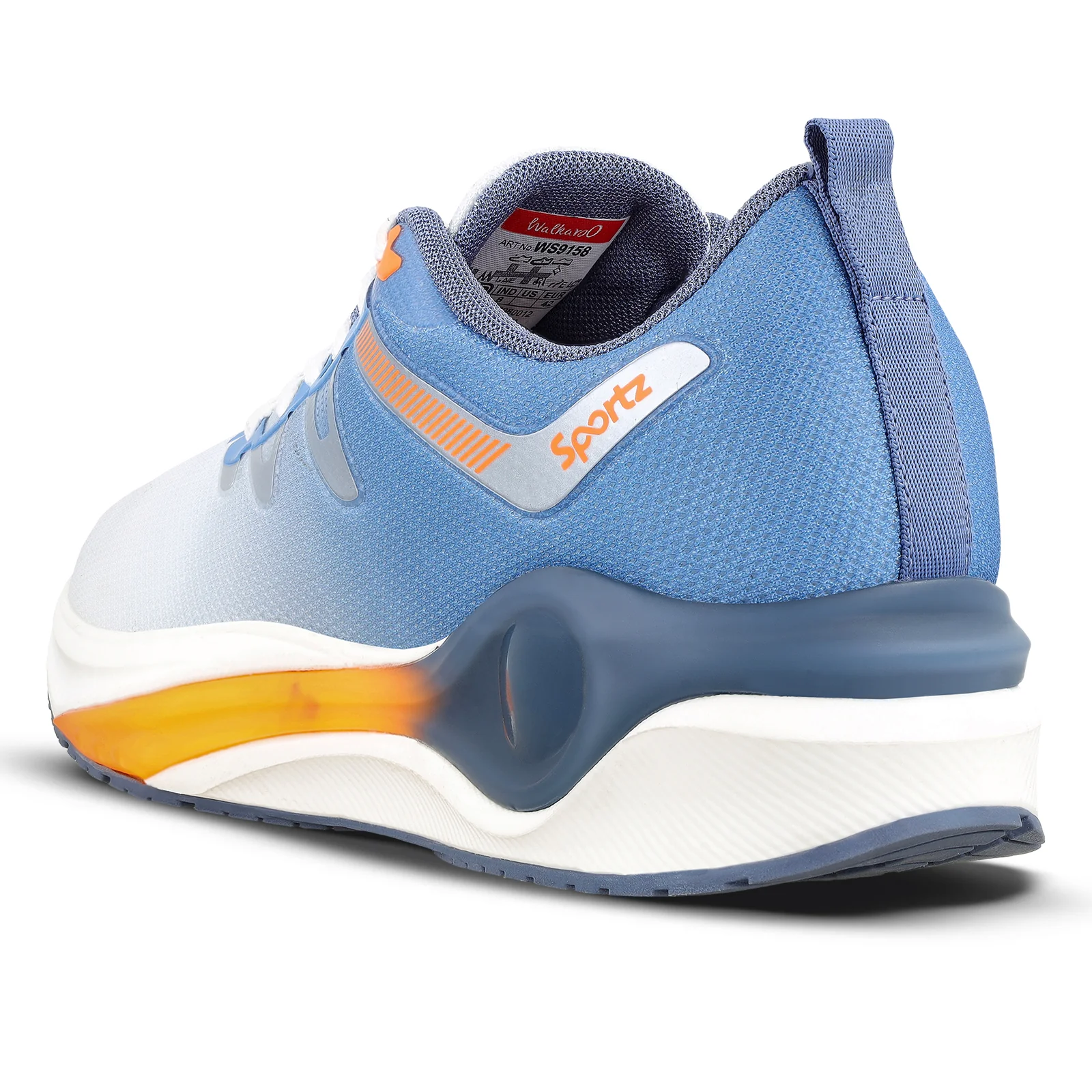 SAIGO Men's Lace-up Sports Shoes - WS9158 Blue Orange - Image 5