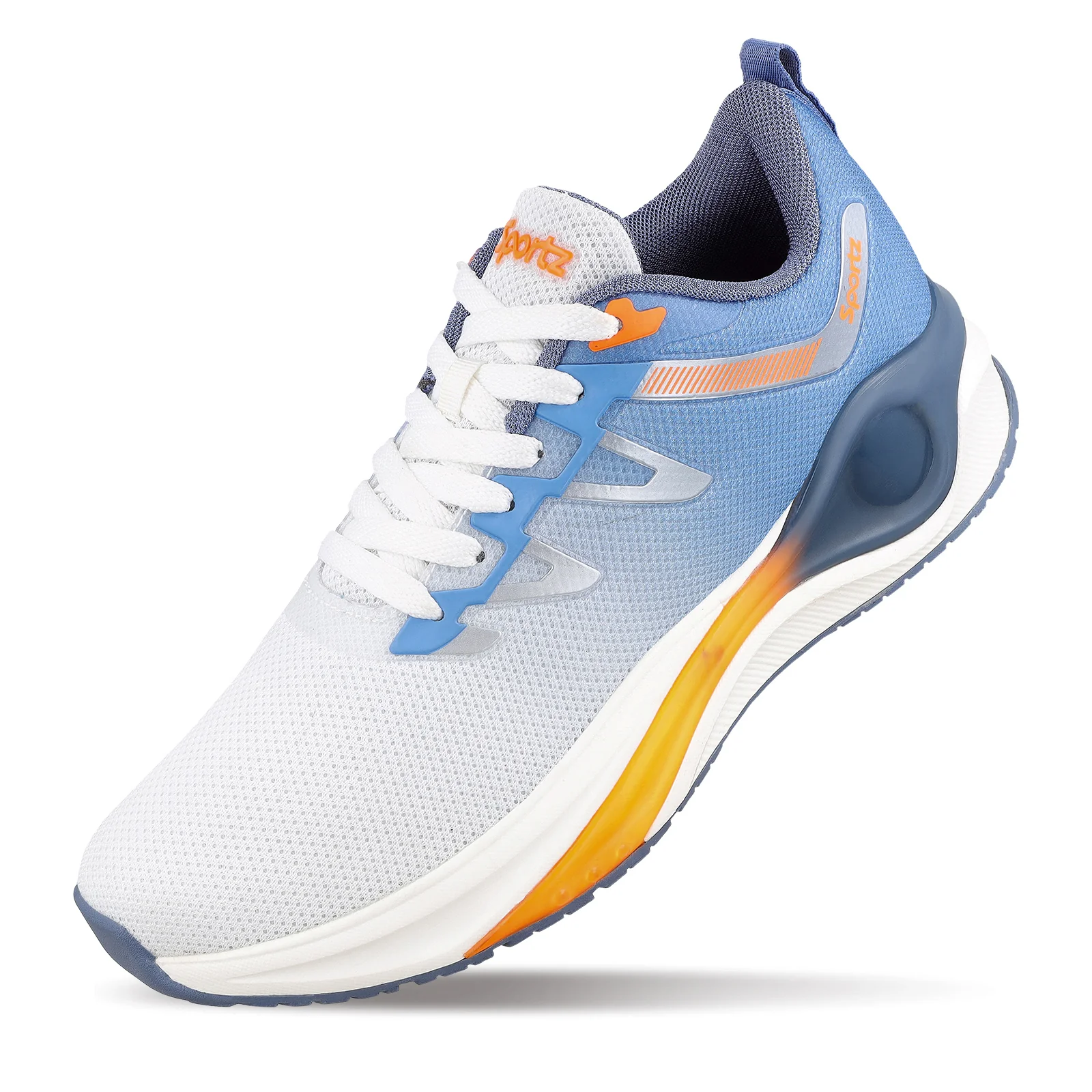 SAIGO Men's Lace-up Sports Shoes - WS9158 Blue Orange - Image 7