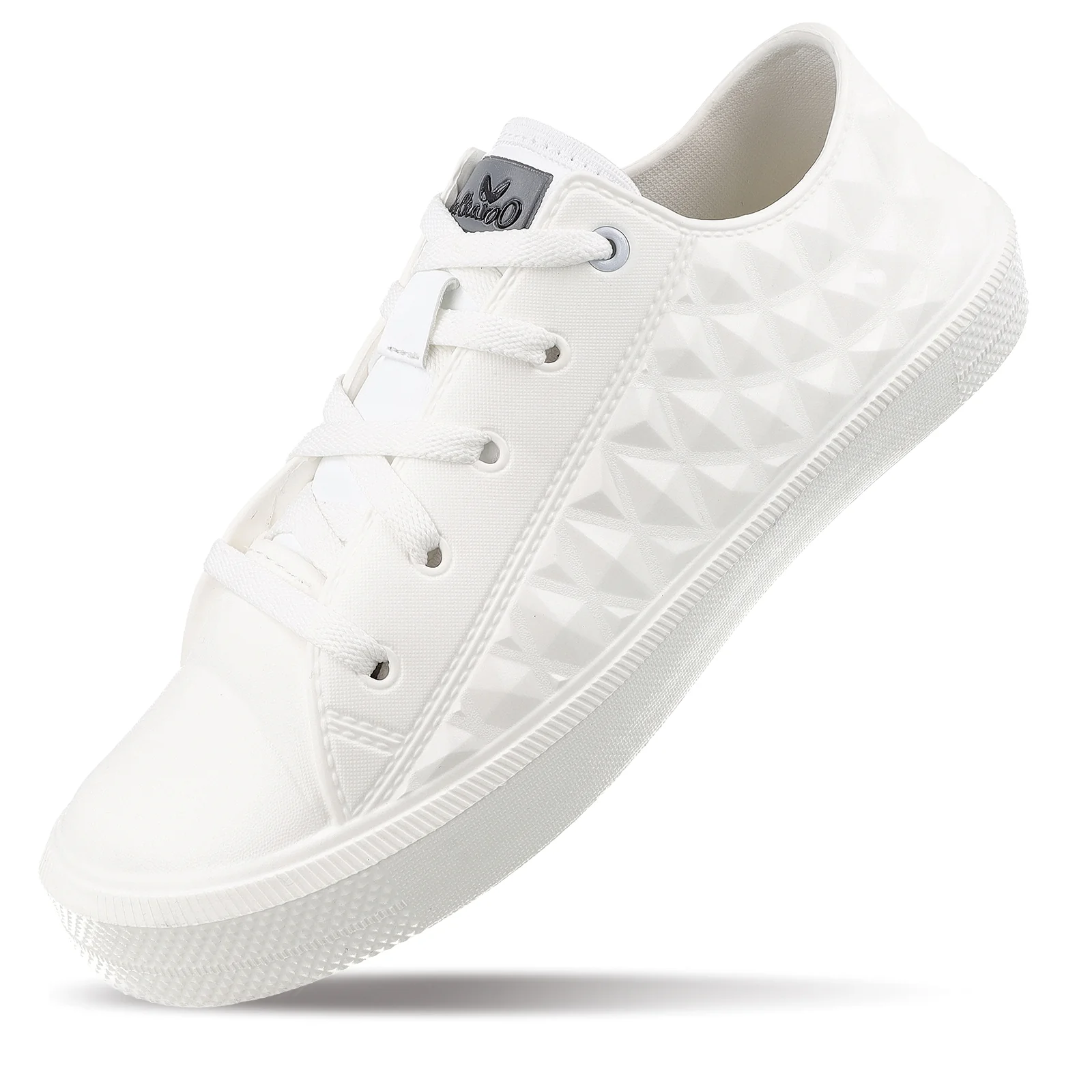 SNEAKEEZ Men's Rain Shoes - WC8791 White - Image 5