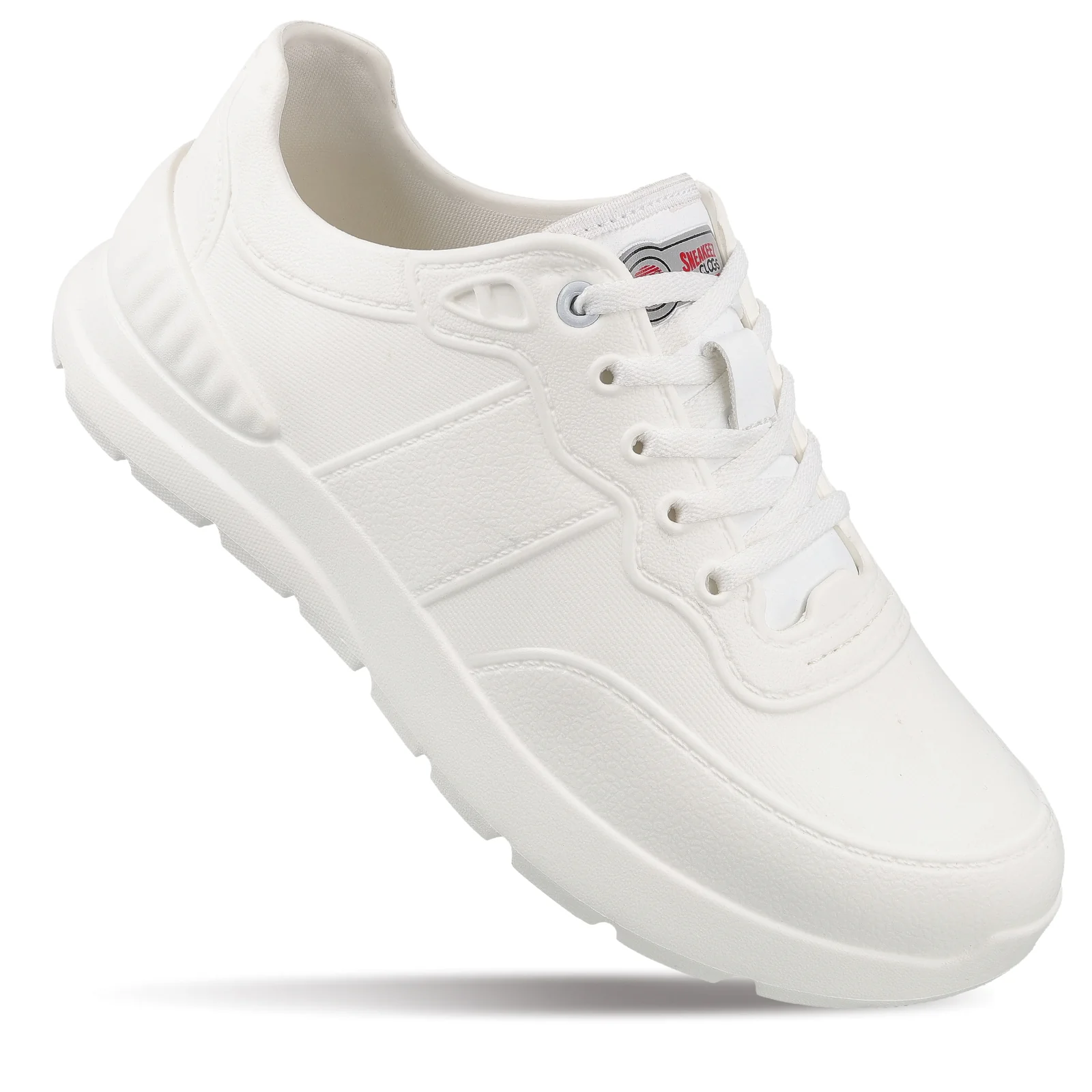 SNEAKEEZ Men's Rain Shoes - WC8806 White - Image 3