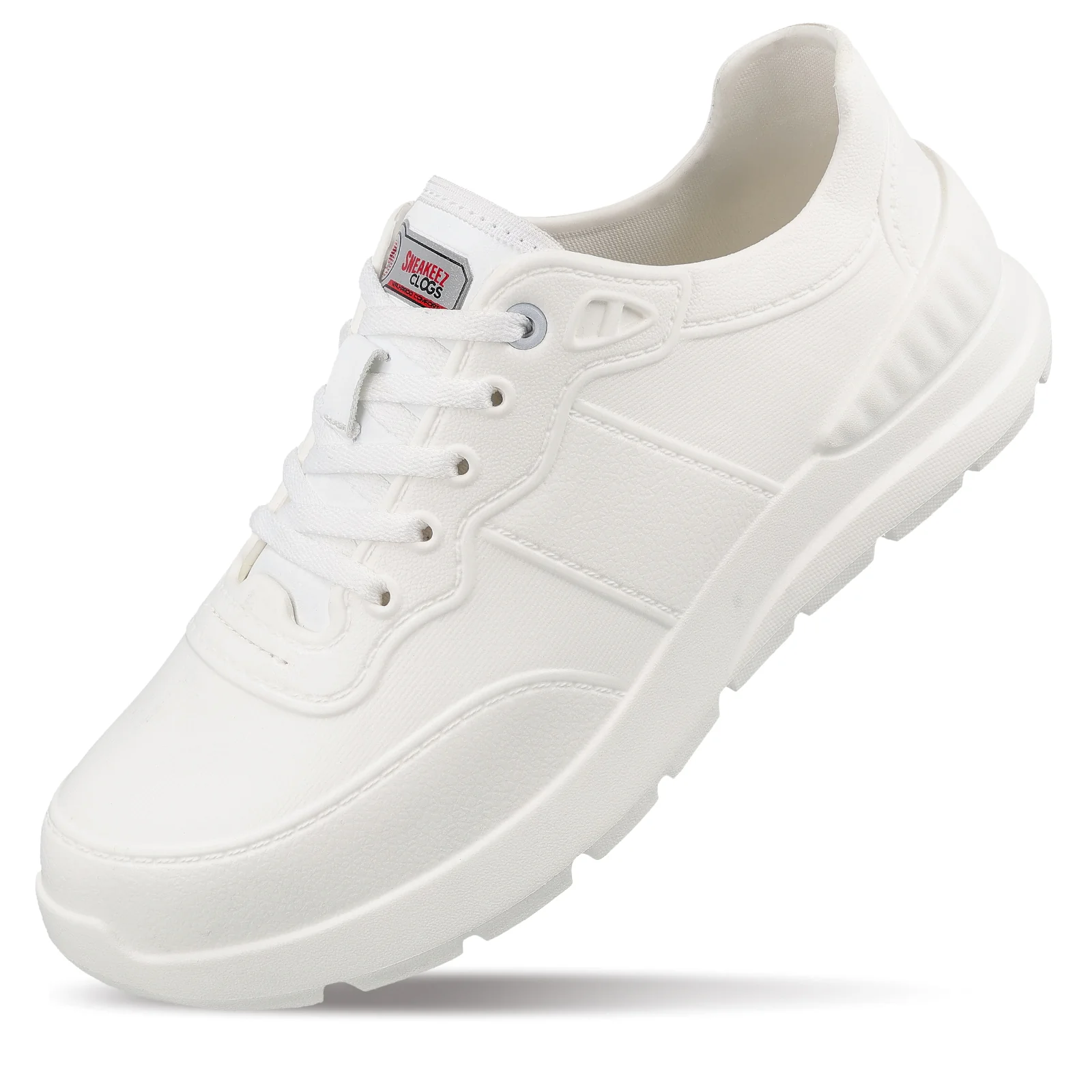 SNEAKEEZ Men's Rain Shoes - WC8806 White - Image 5