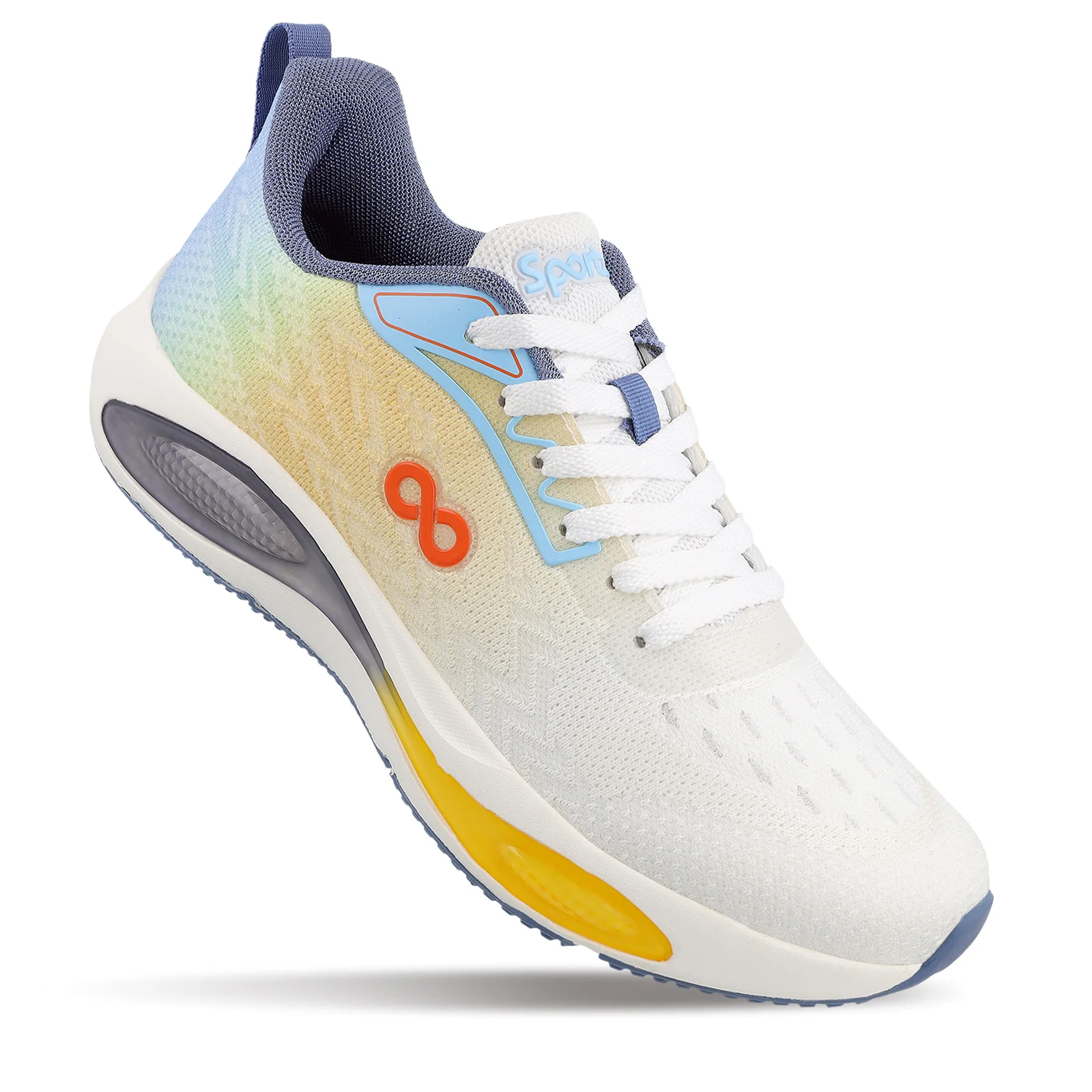 TOMAX Men's Lace-up Sports Shoes - WS9159 Sky Orange - Image 3